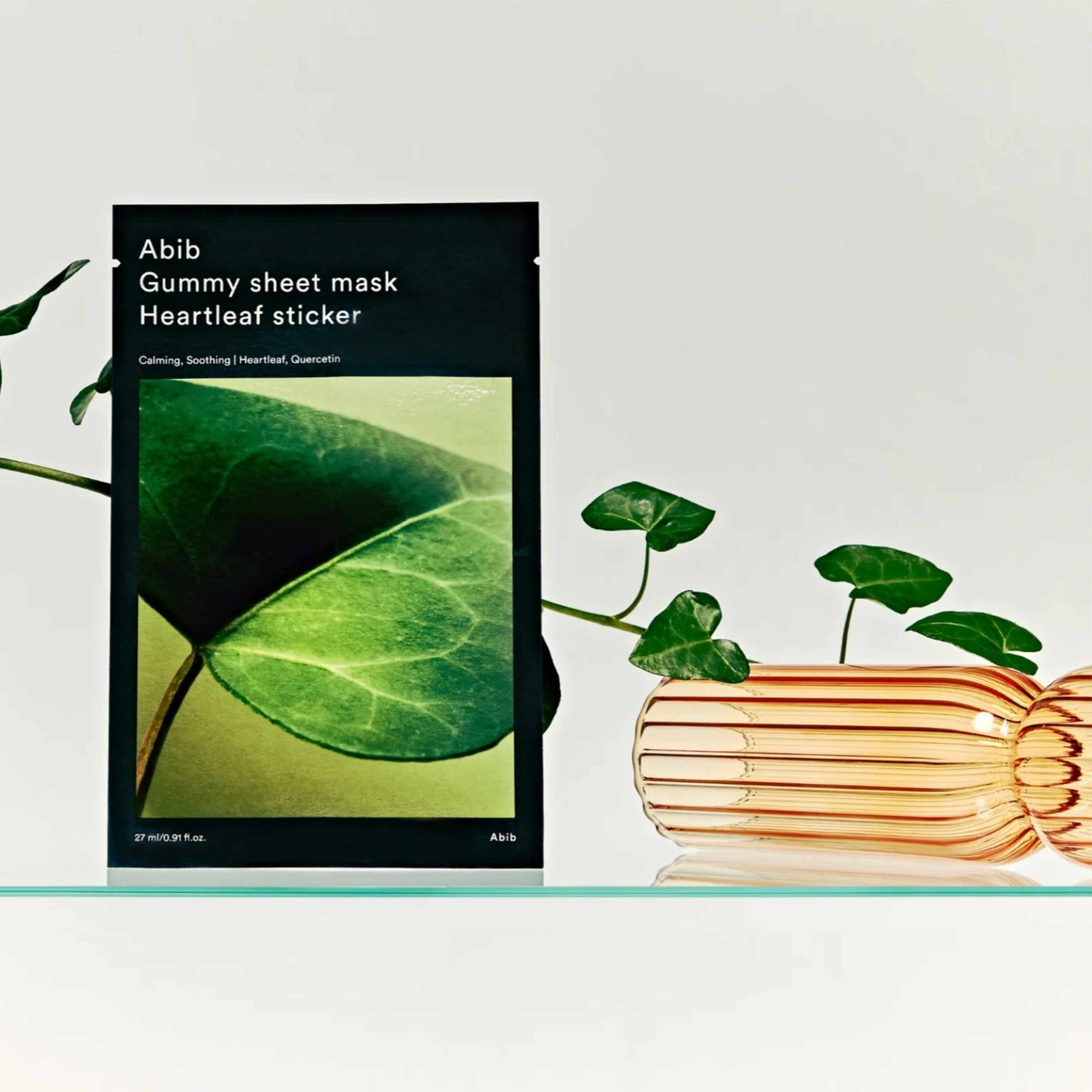 Abib Gummy Sheet Mask Heartleaf – sheet mask med heartleaf som gir ro og fukt til huden
