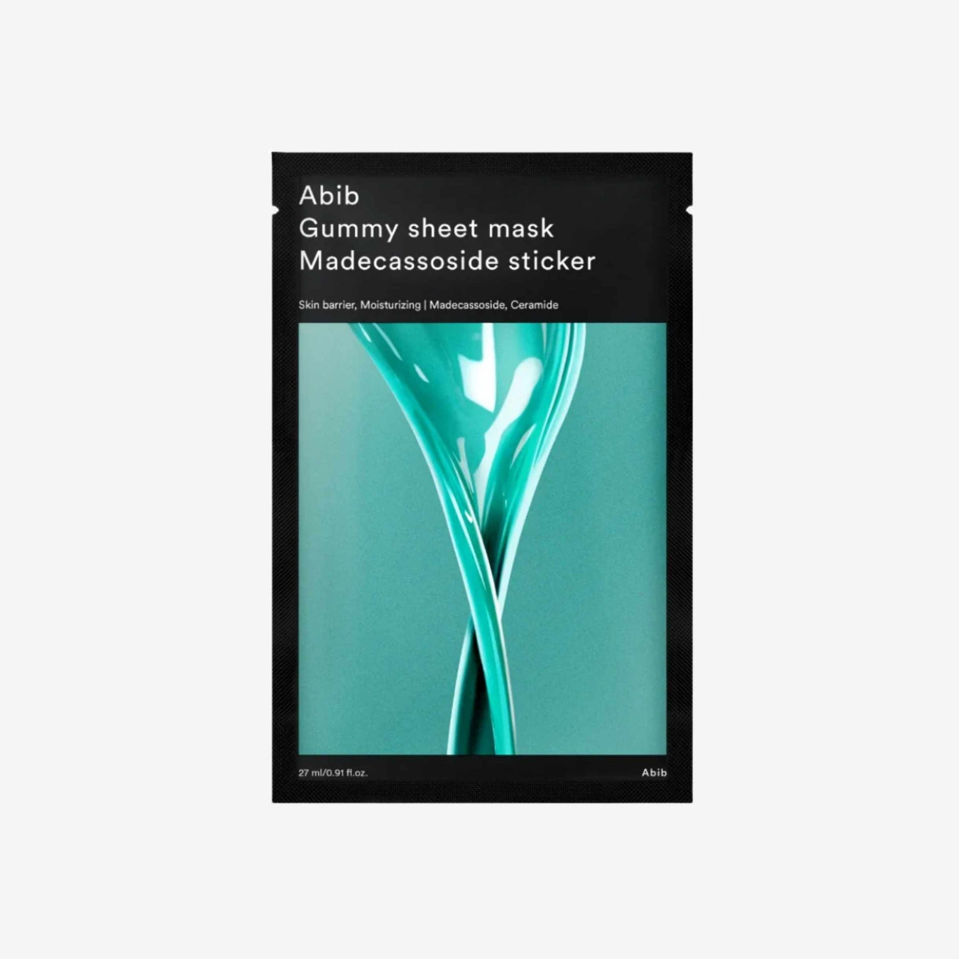 Abib Gummy Sheet Mask Madecassoside – reparerende ansiktsmaske for sensitiv hud