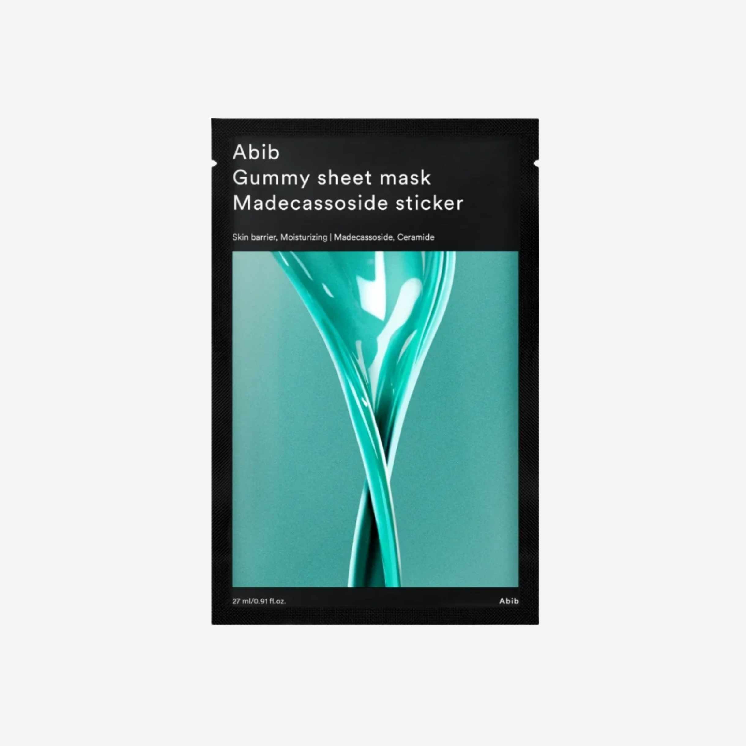 Abib Gummy Sheet Mask Madecassoside – reparerende ansiktsmaske for sensitiv hud