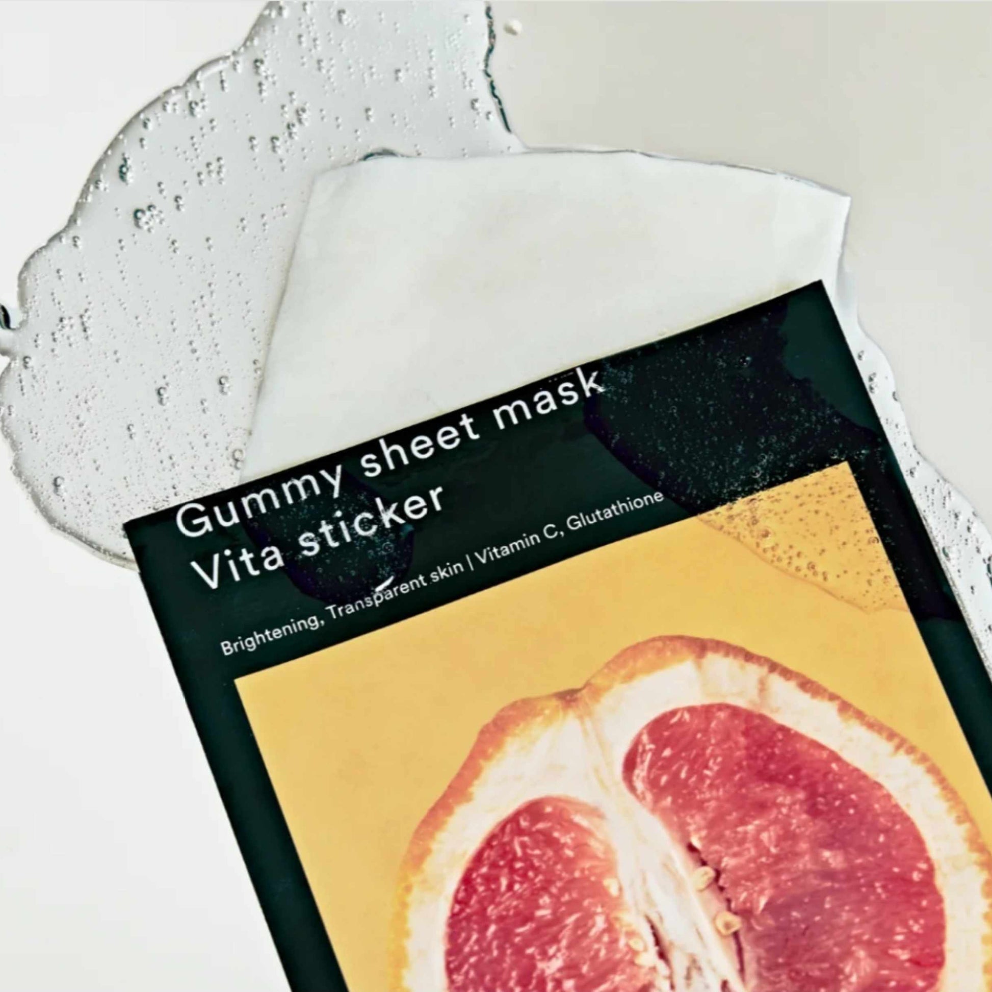 Abib Gummy Sheet Mask Vita – sheet mask for glødende hud og klarere hudtone