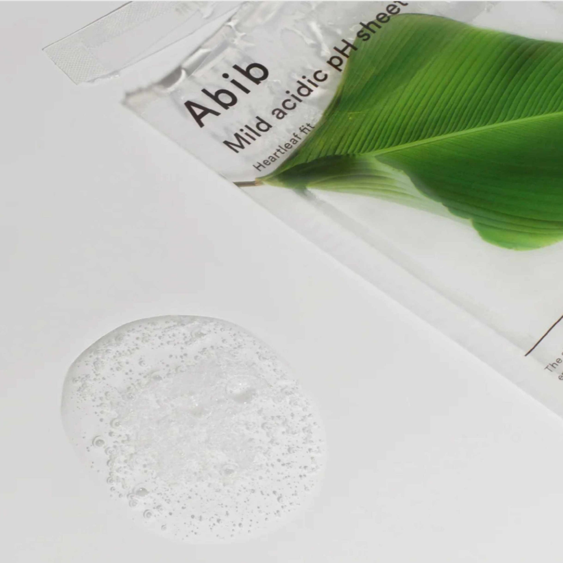 Abib Mild Acidic pH Sheet Mask – fuktgivende essens for balansert og sunn hud