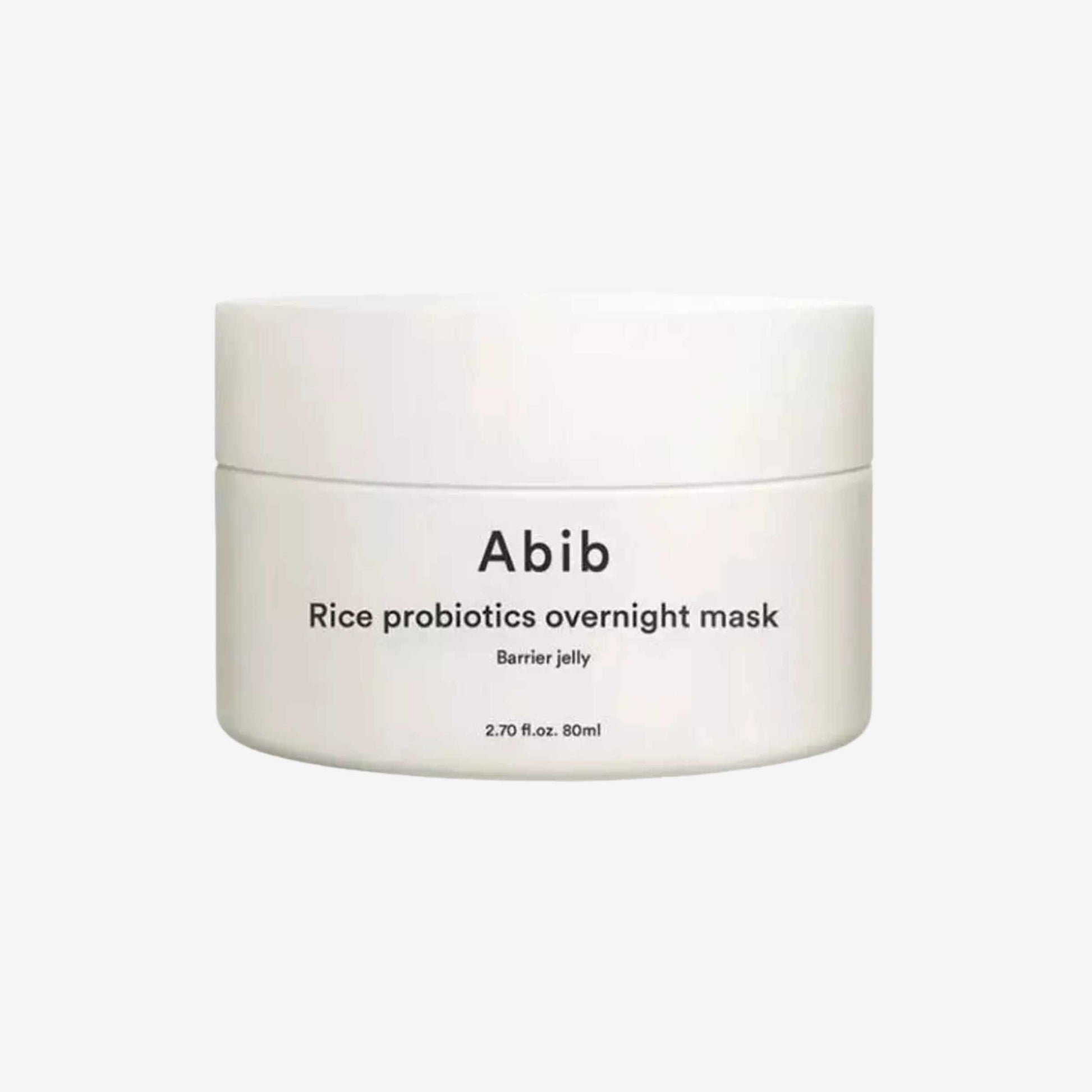 Abib Rice Probiotics Overnight Mask – fuktgivende nattmaske som styrker hudbarrieren