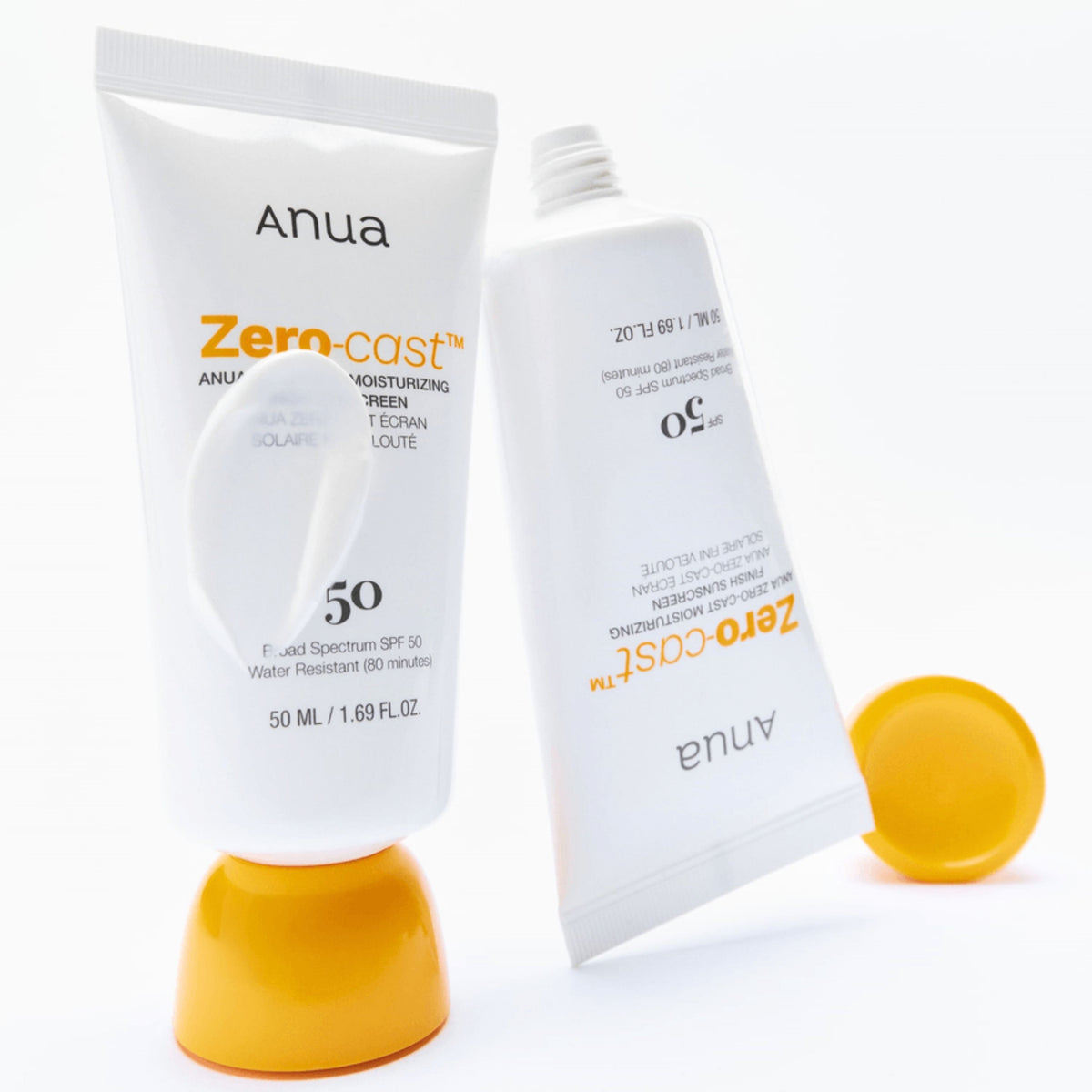 Anua Zero-Cast Moisturizing Finish Sunscreen 50 ml