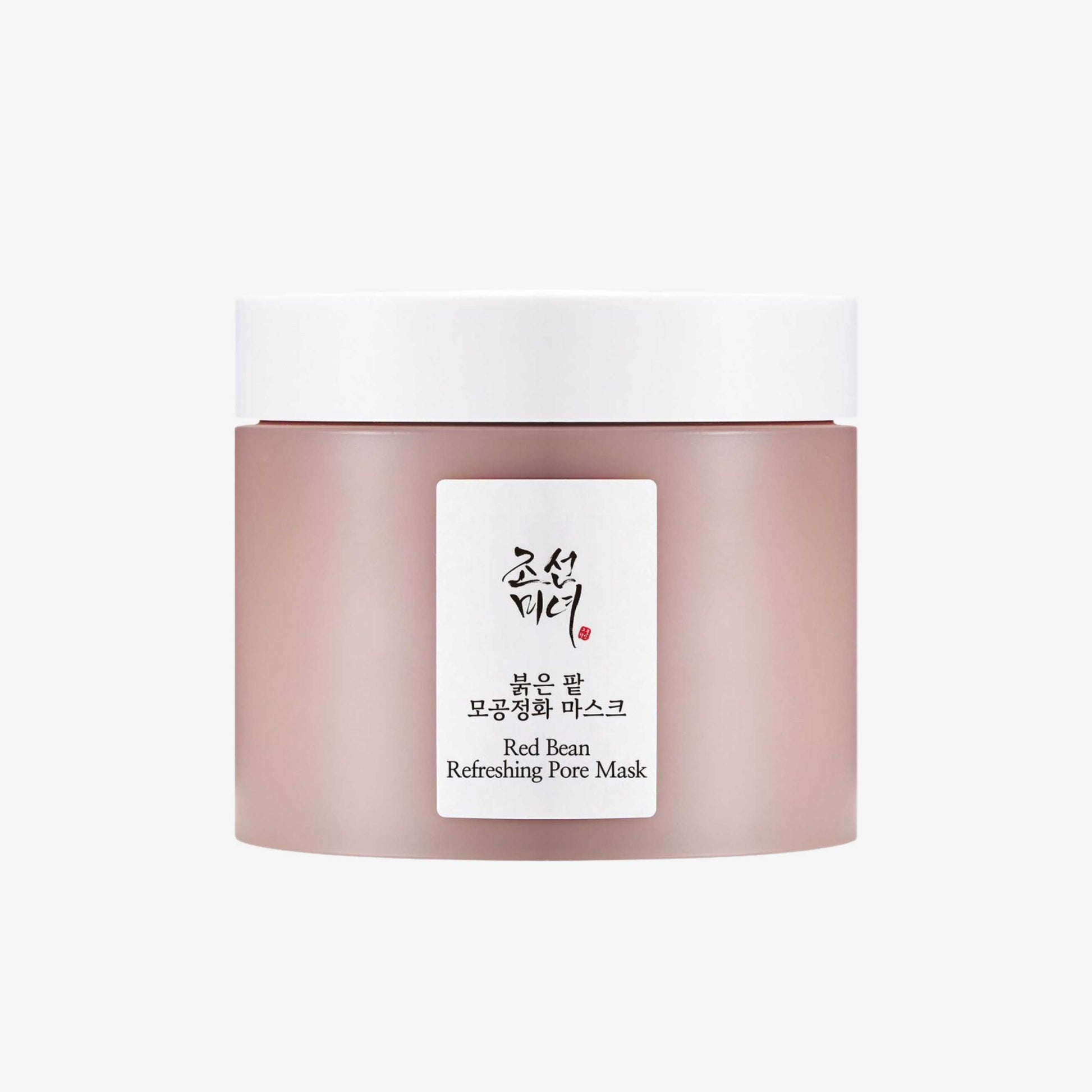 Beauty of Joseon Red Bean Refreshing Pore Mask 140 ml ansiktsmaske i krukke med leiretekstur som gir en frisk følelse og bidrar til en ren og jevn hud