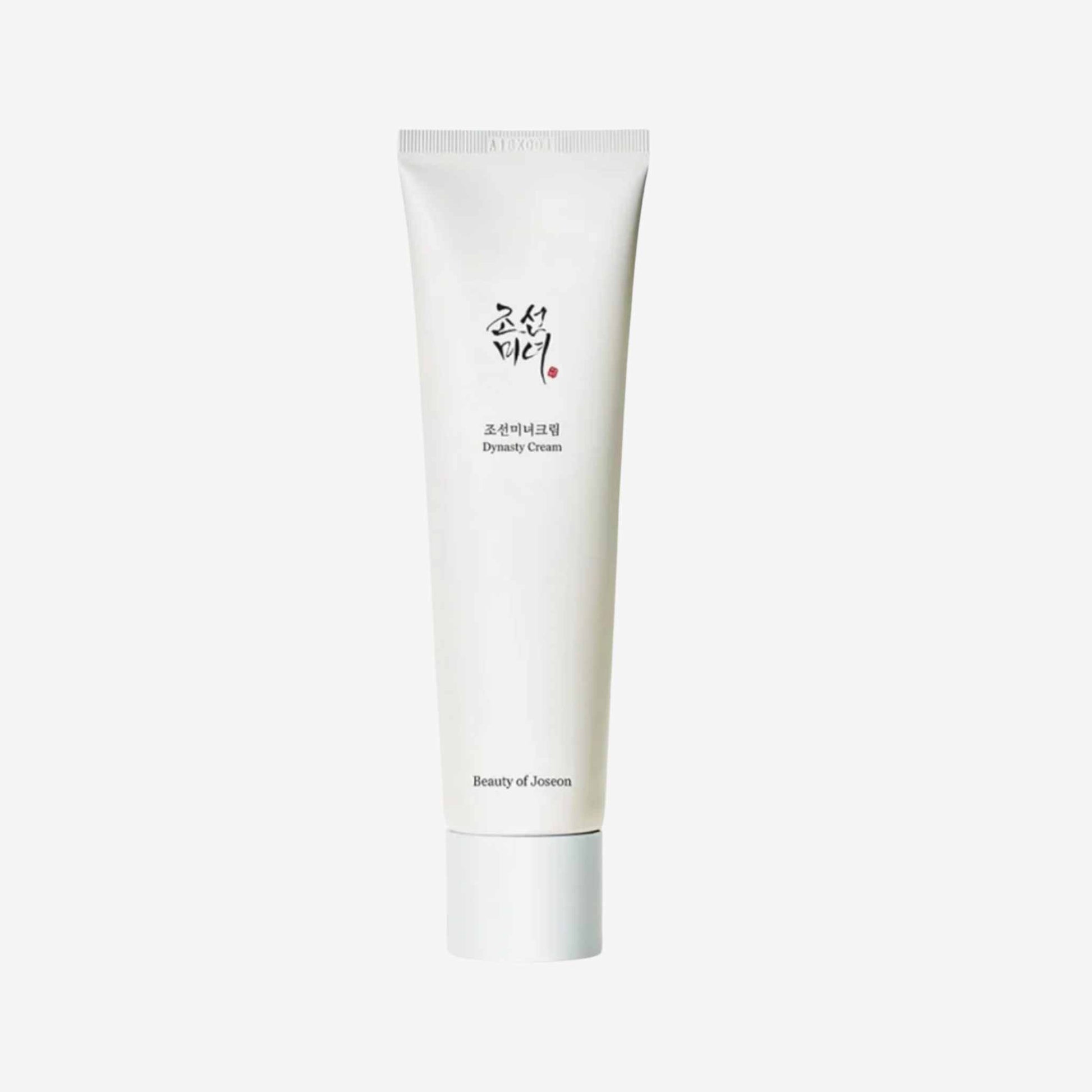 Beauty of Joseon Dynasty Cream 100 ml ansiktskrem i tube med fuktgivende pleie som gir en myk og balansert hud