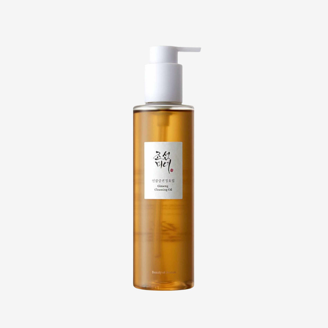 Beauty of Joseon Ginseng Cleansing Oil 210 ml ansiktsrens i pumpeflaske med oljerens som løser opp sminke og renser huden skånsomt
