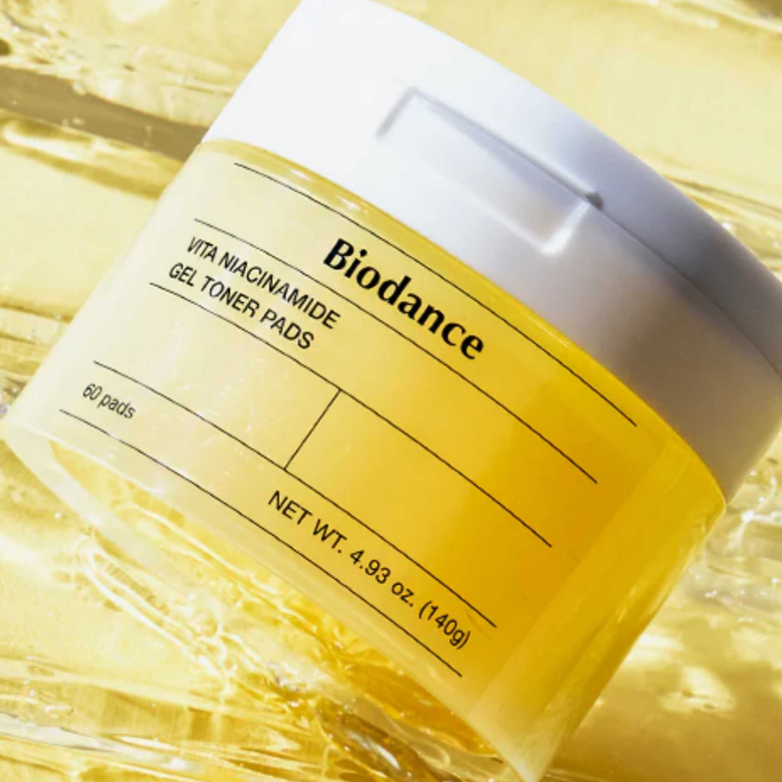 Biodance Vita Niacinamide Gel Toner Pads 60 pcs