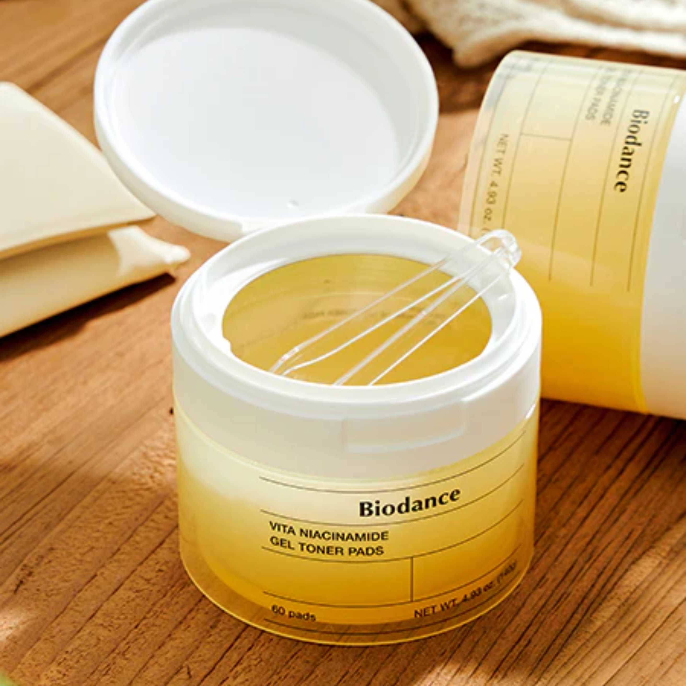 Biodance Vita Niacinamide Gel Toner Pads 60 pcs