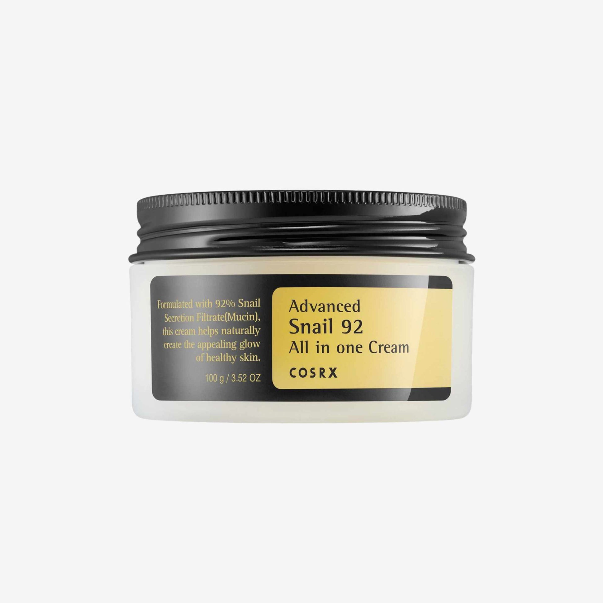 COSRX Advanced Snail 92 All In One Cream 100 g ansiktskrem i krukke som gir fukt og bidrar til en myk og smidig hud