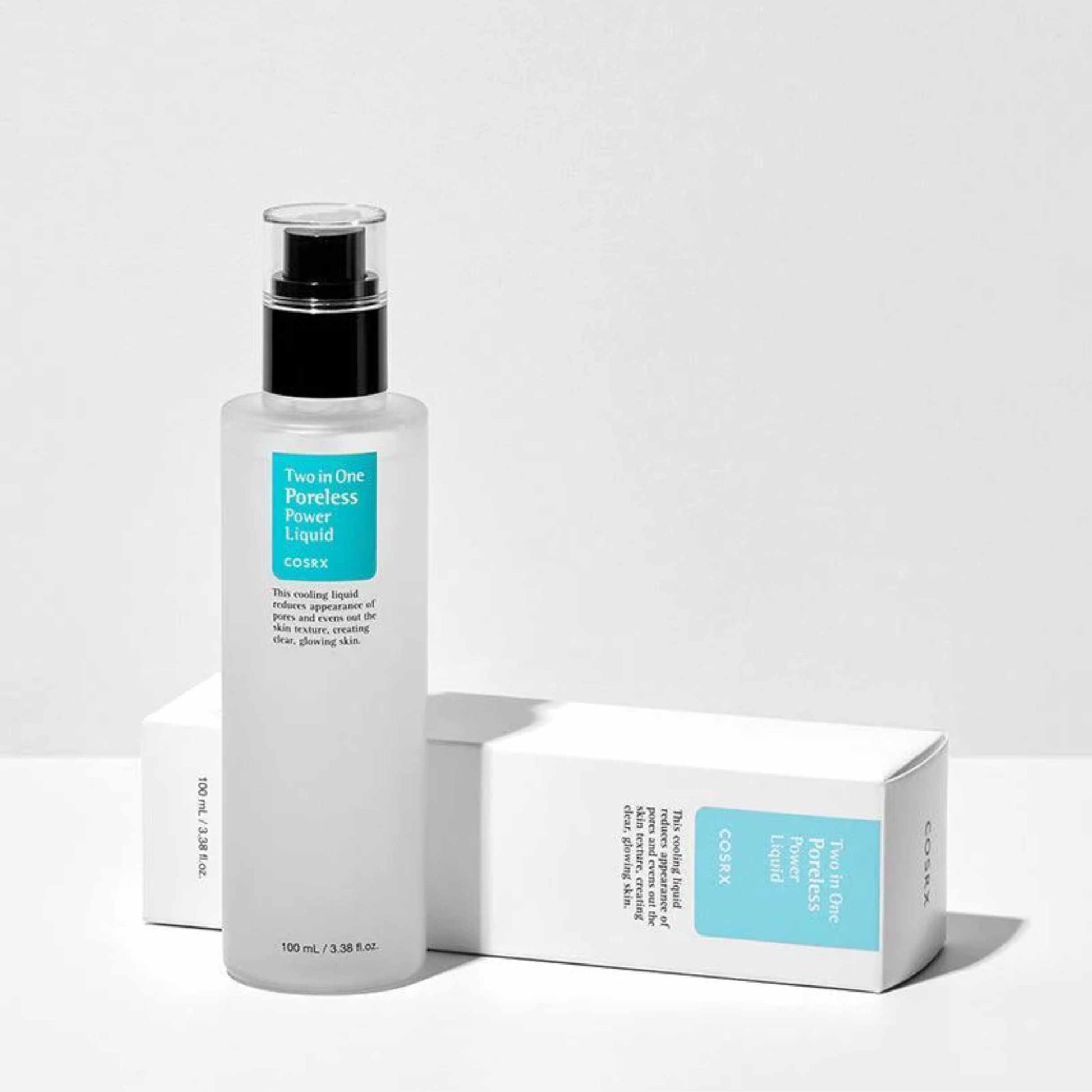 Poreless power liquid i flaske med pumpe