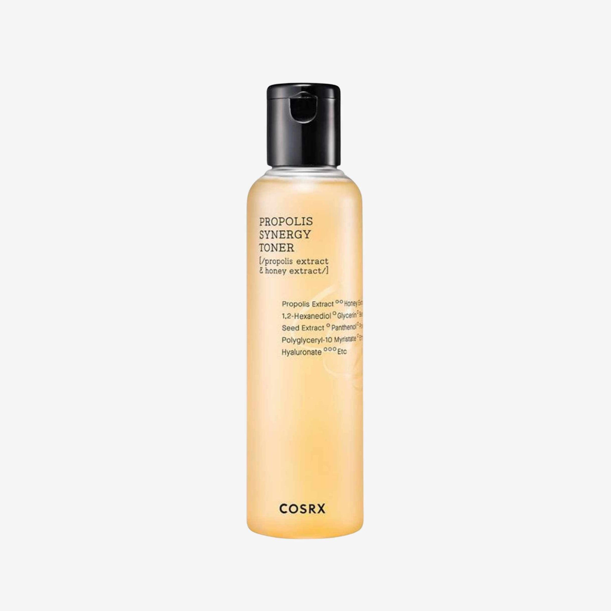 COSRX Full Fit Propolis Synergy Toner 150 ml ansiktstoner i flaske med lett konsistens som gir fukt og bidrar til en frisk og jevn hud
