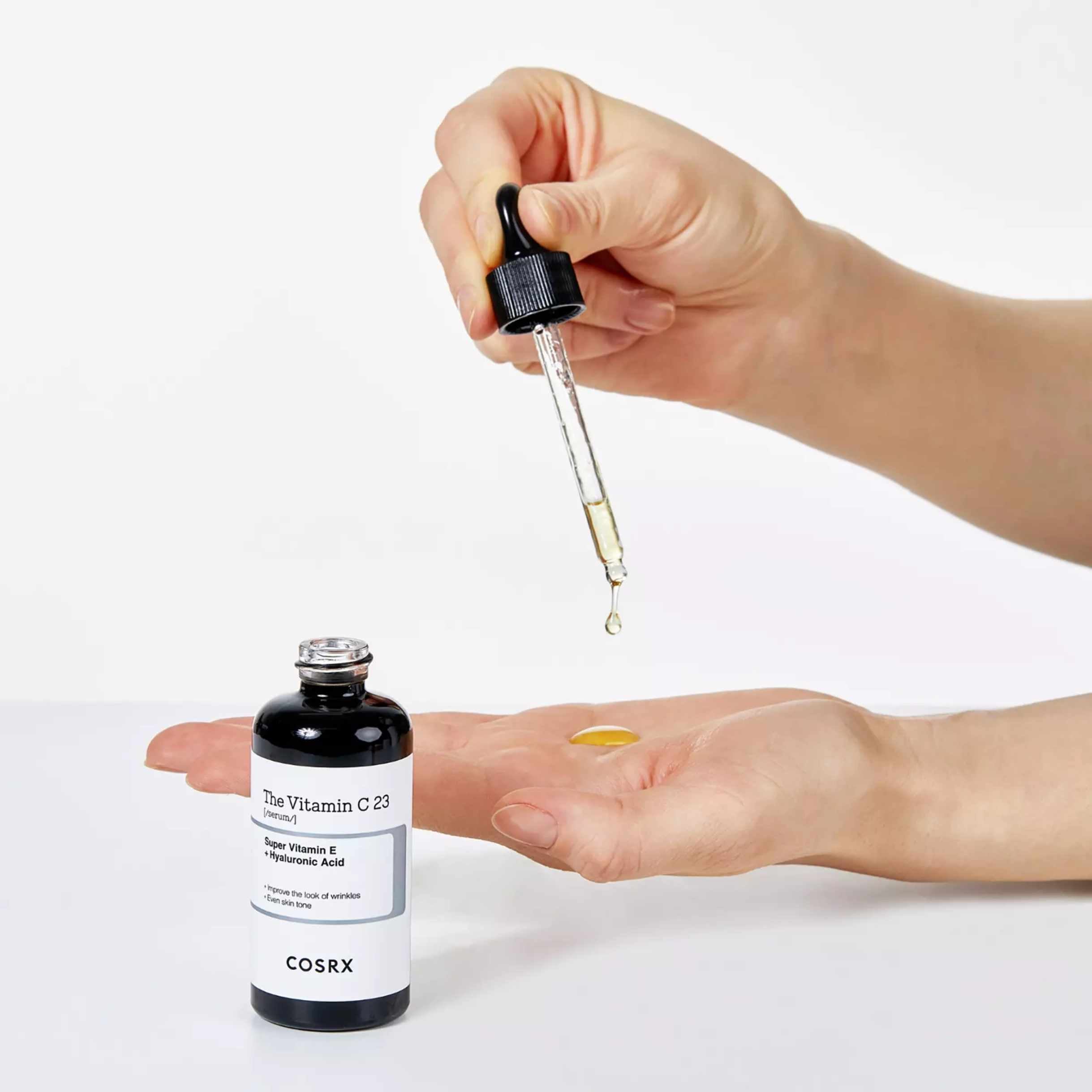 Serum påføres huden med pipette