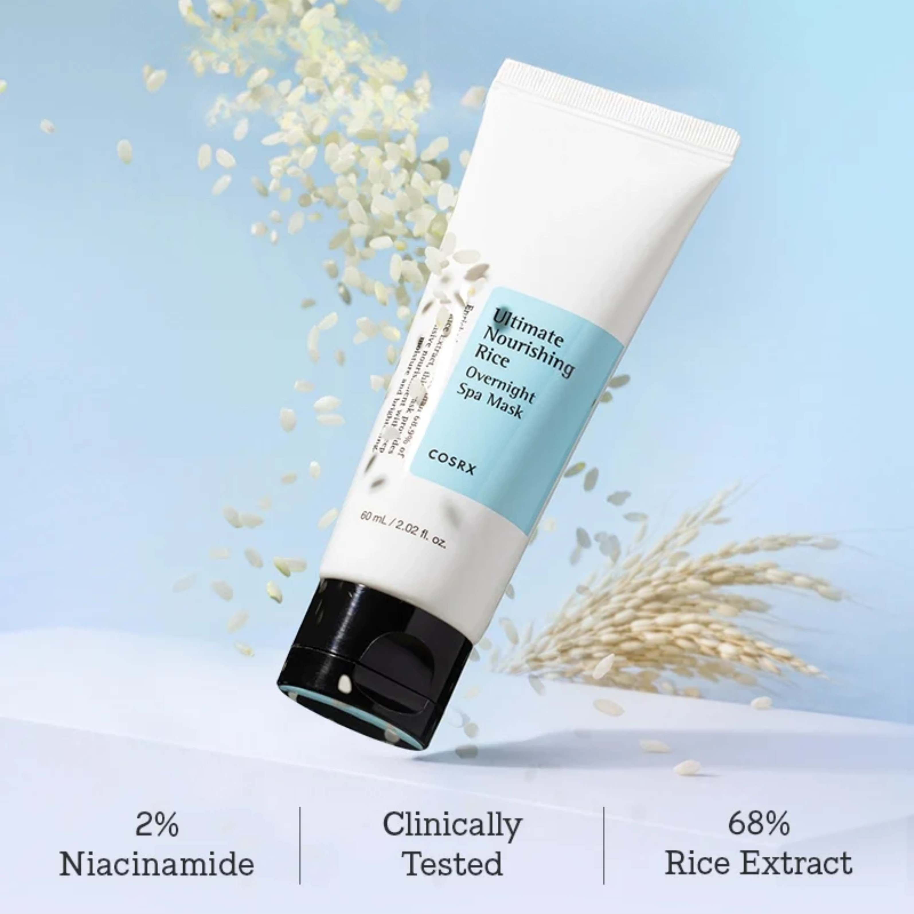 COSRX Ultimate Nourishing Rice Overnight Spa Mask 60 ml