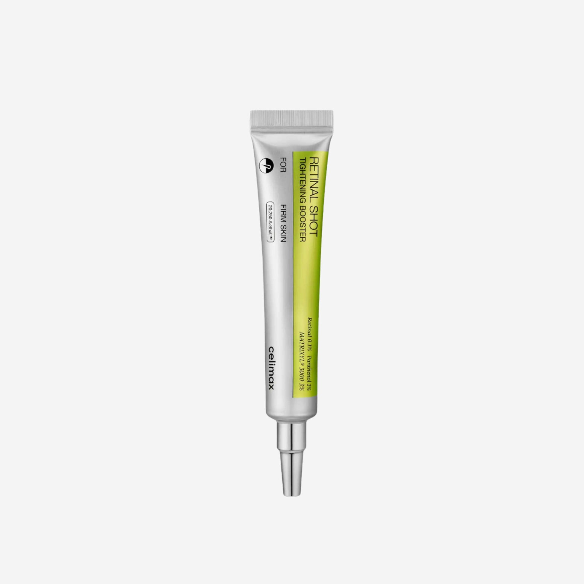Celimax The Vita-A Retinal Shot Tightening Booster 15 ml målrettet booster med retinal og peptider som bidrar til en jevnere hudtekstur og forbedret hudfasthet