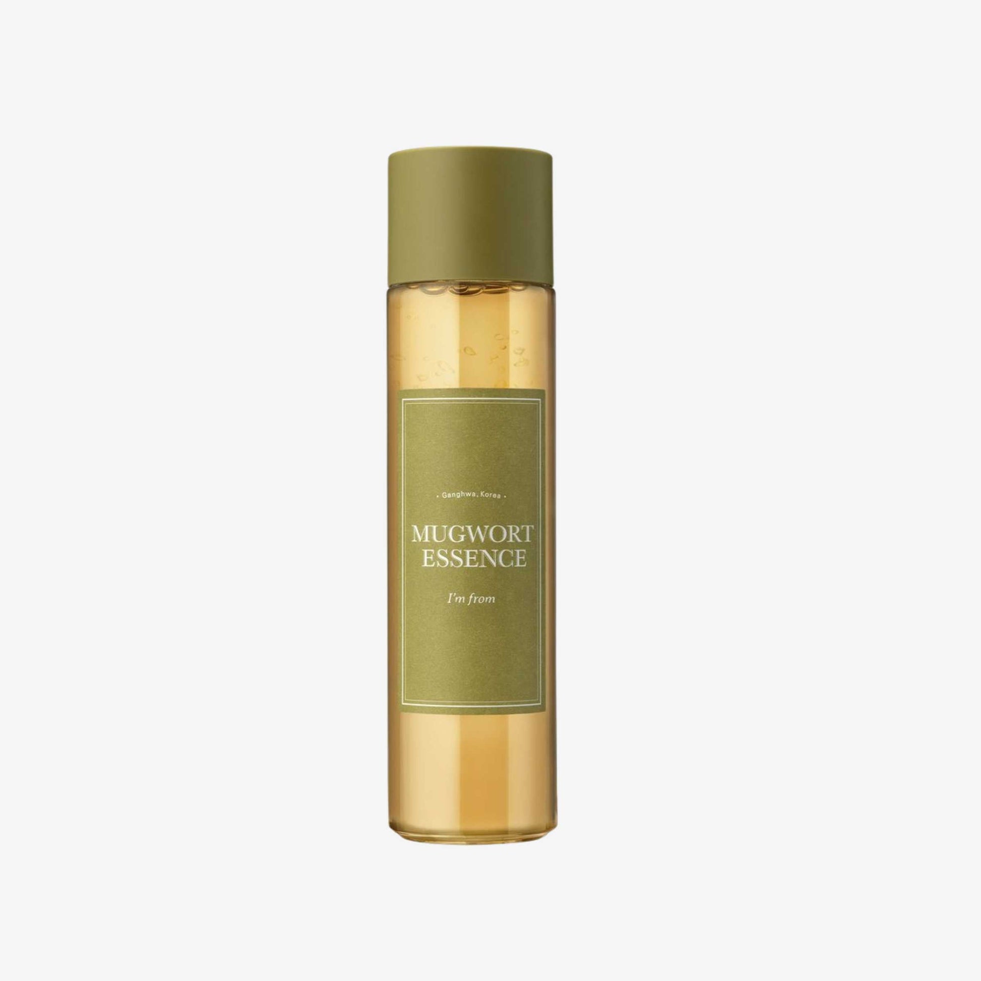I’m From Mugwort Essence 160 ml ansiktsessens i flaske med lett konsistens som gir fukt og bidrar til en rolig og balansert hud