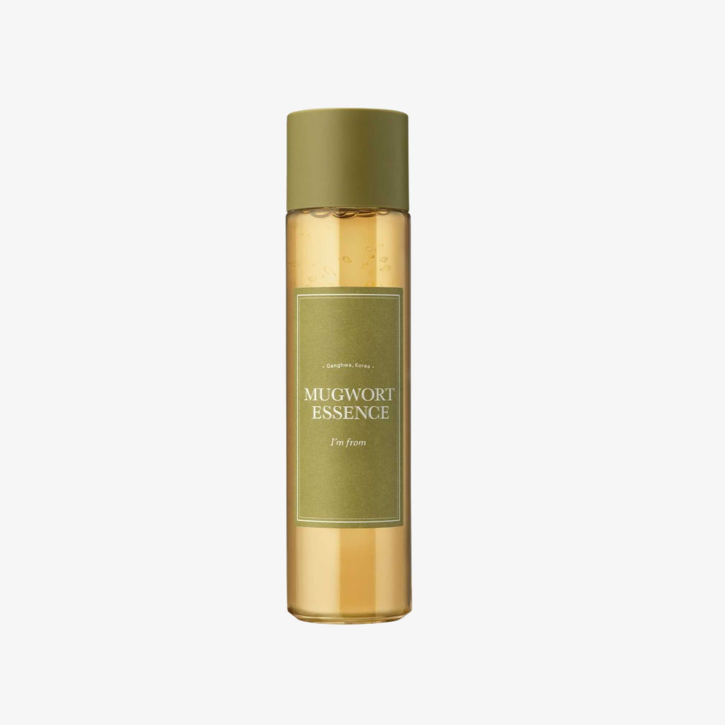 I’m From Mugwort Essence 160 ml ansiktsessens i flaske med lett konsistens som gir fukt og bidrar til en rolig og balansert hud