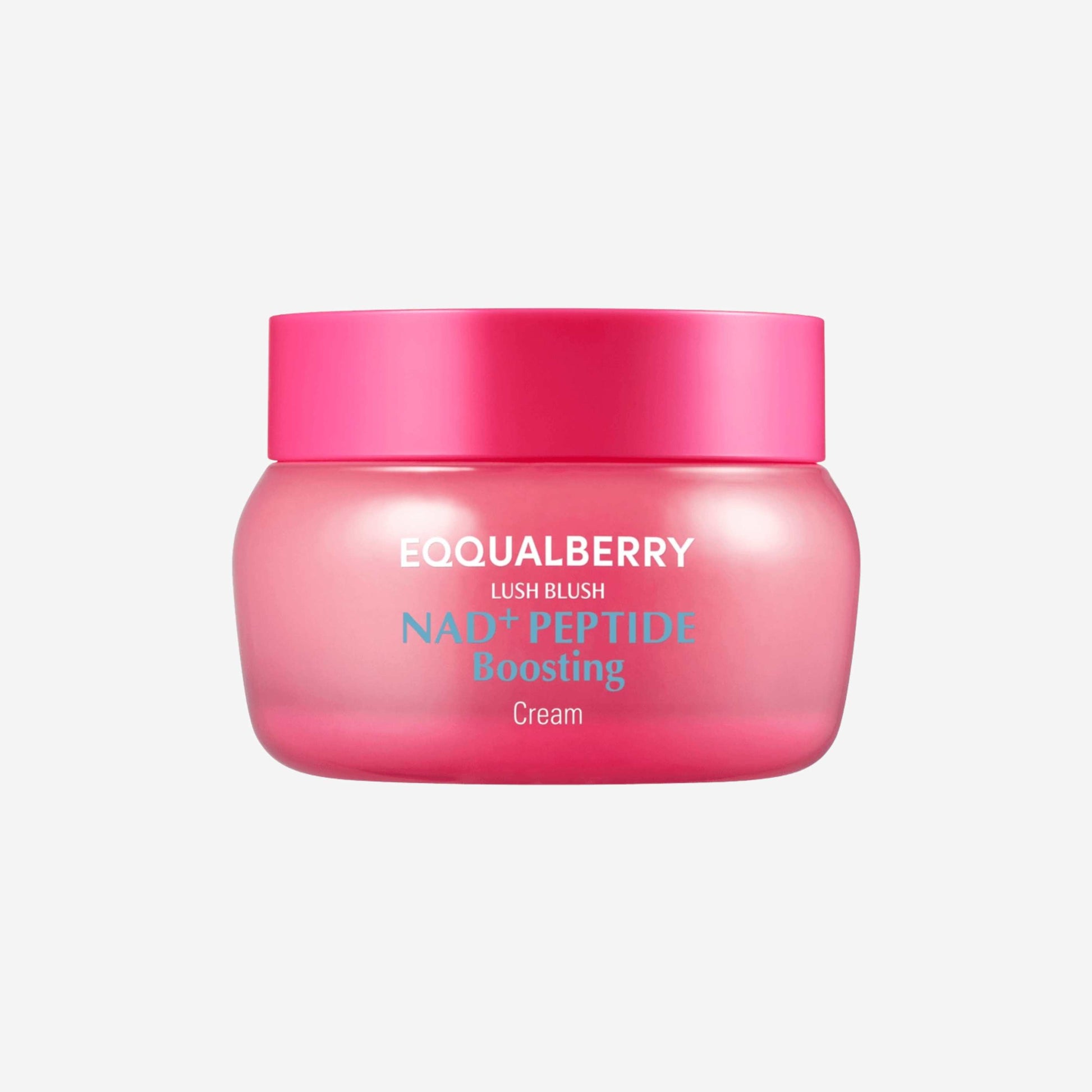 EQQUALBERRY NAD+ Peptide Boosting Cream 50 ml ansiktskrem med NAD+ og peptider som gir fukt og bidrar til en jevnere og mer spenstig hudfølelse