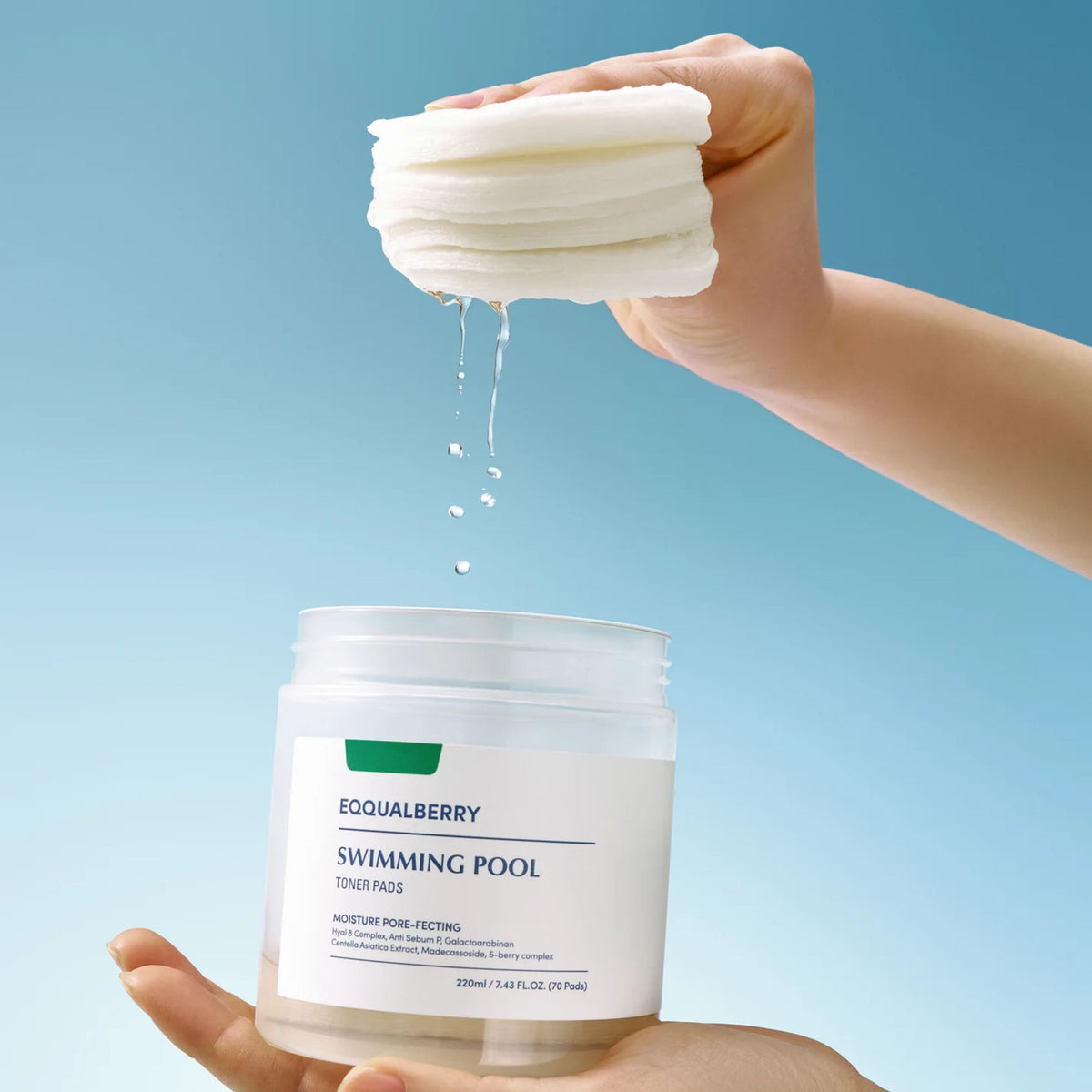 Eqqualberry Swimming Pool Toner Pads 220 ml