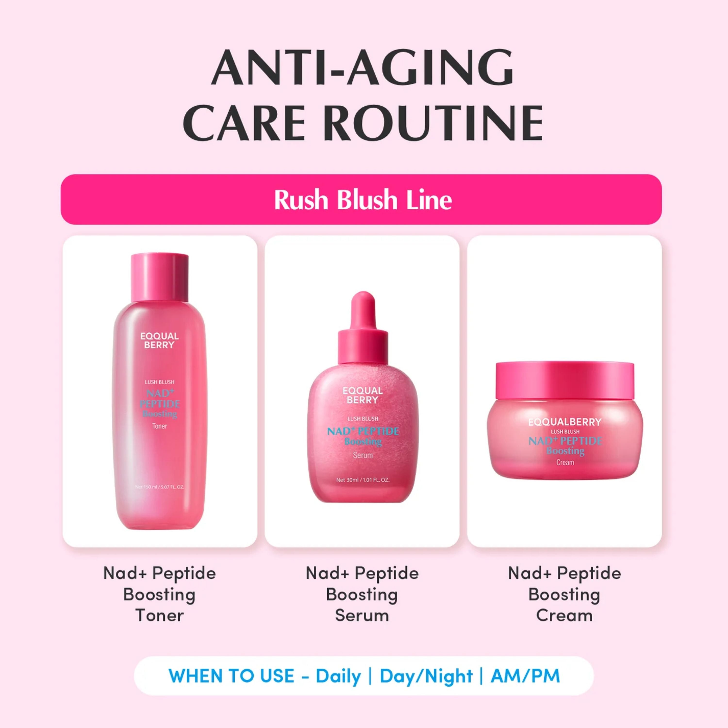Eqqualberry NAD+ Peptide Boosting Toner 150 ml