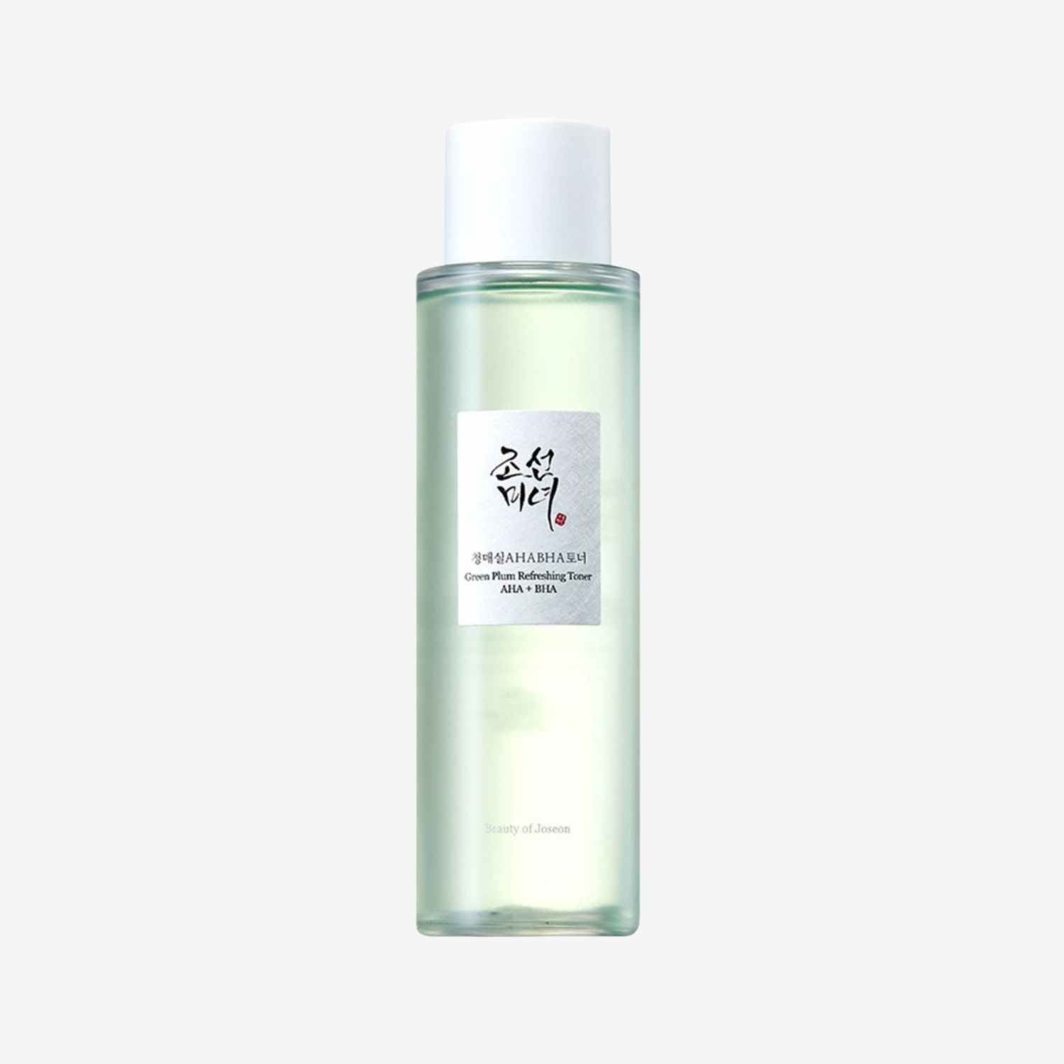 Beauty of Joseon Green Plum Refreshing Toner AHA BHA 150 ml ansiktstoner i flaske med mild eksfolierende og fuktgivende pleie for en frisk hud