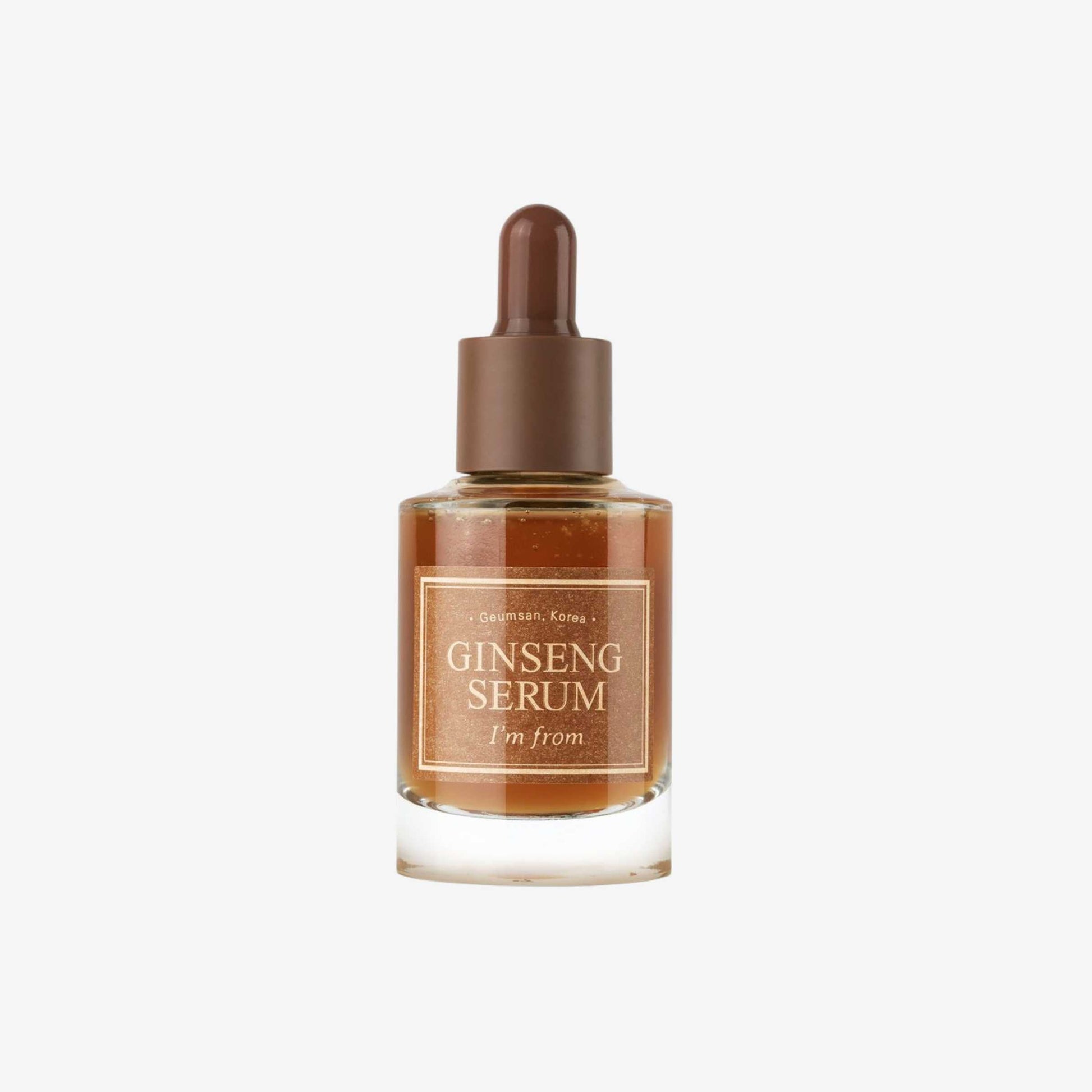 I’m From Ginseng Serum 30 ml ansiktsserum i glassflaske med pipette som gir fukt og bidrar til en myk og smidig hud