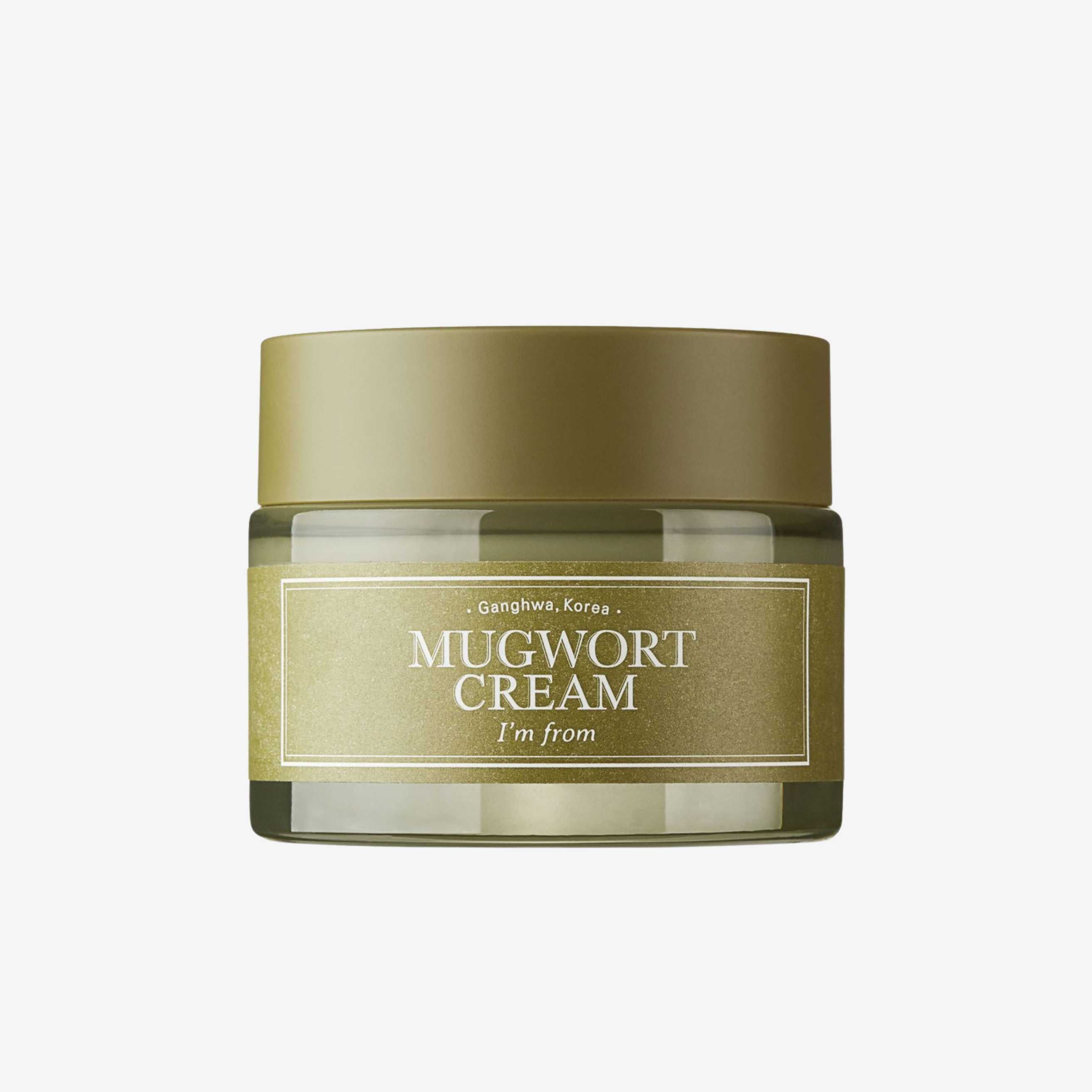 I’m From Mugwort Cream 50 g ansiktskrem i krukke med fuktgivende pleie som gir en rolig og balansert hud