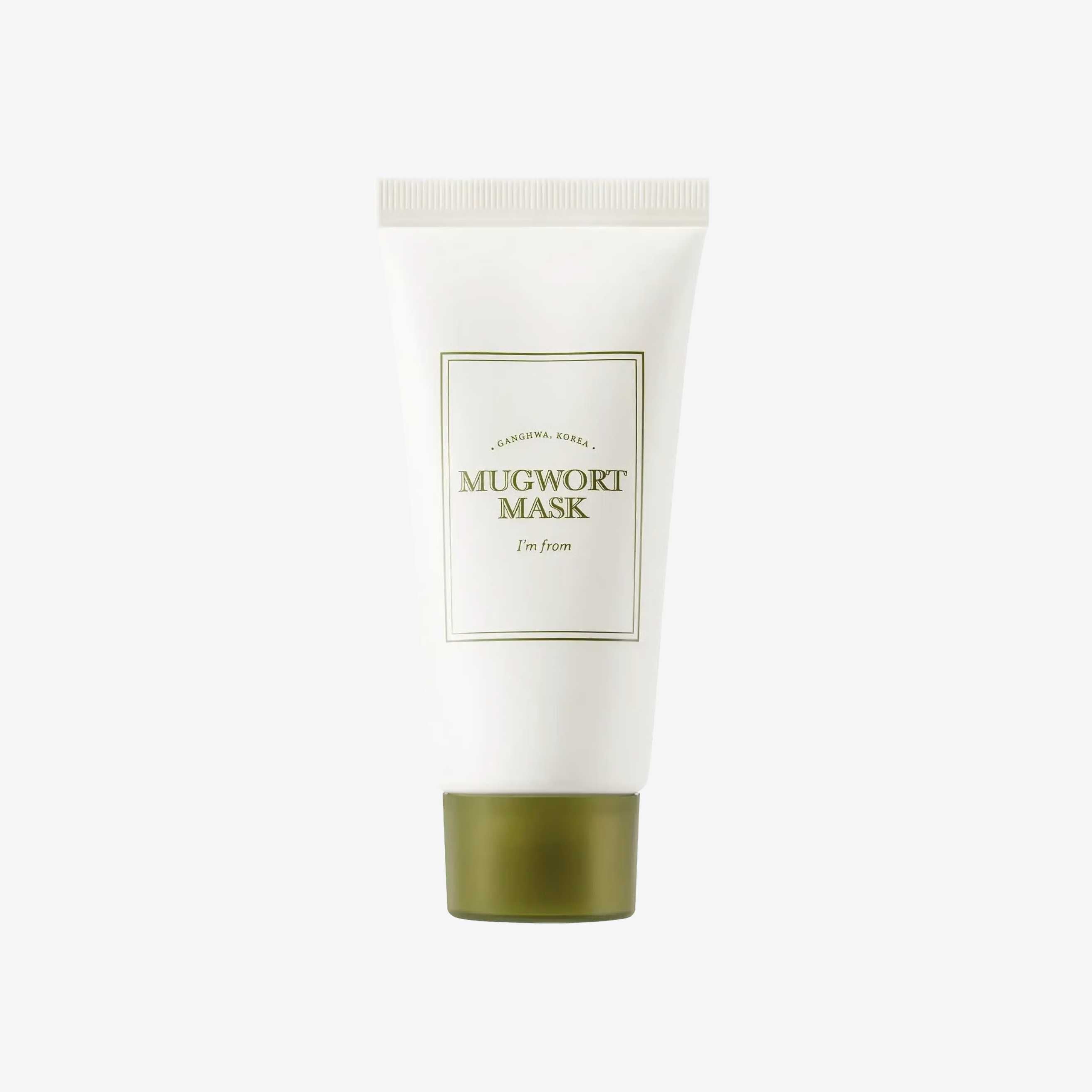 I’m From Mugwort Mask 30 g ansiktsmaske i tube med beroligende og fuktgivende pleie som gir en rolig og frisk hud
