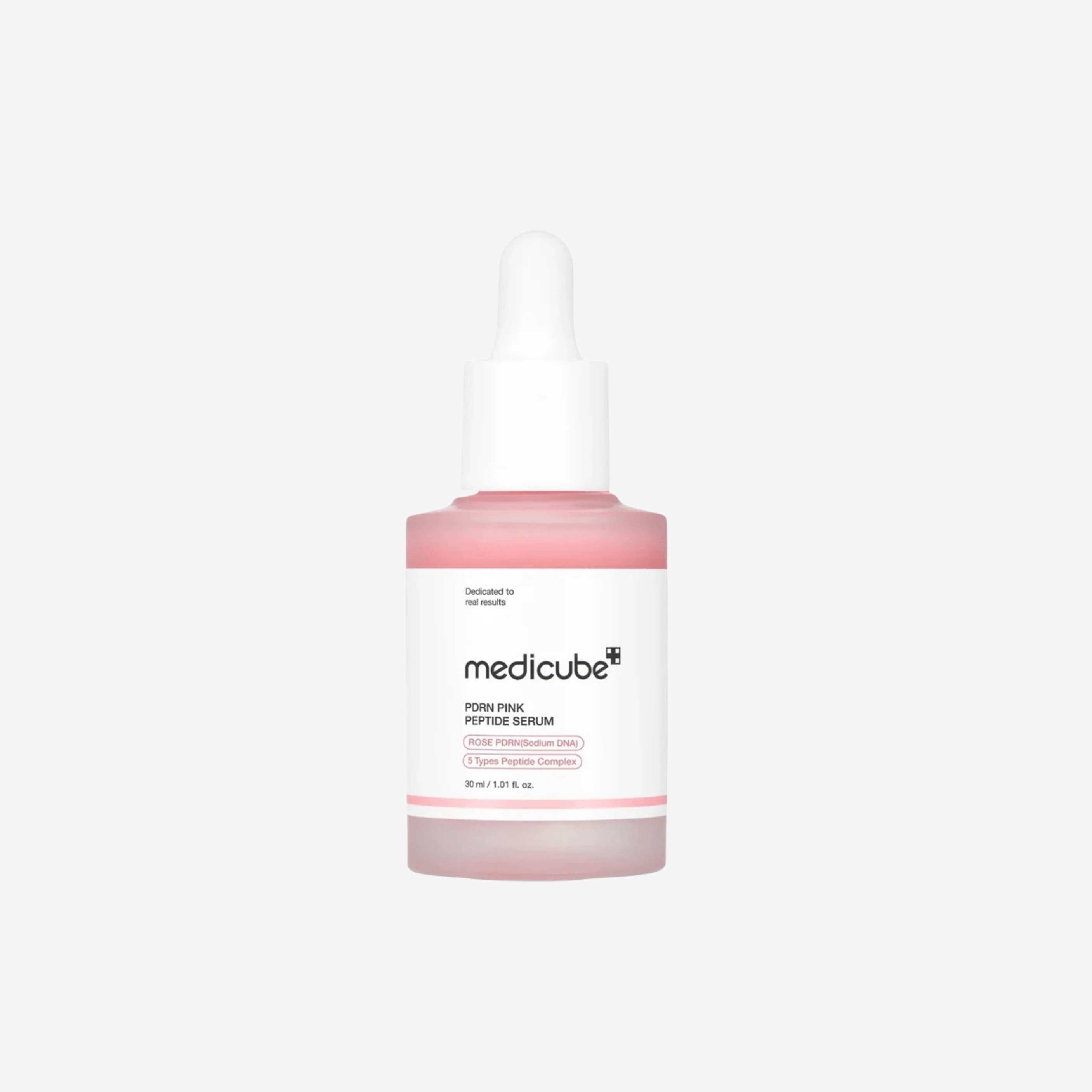 Medicube PDRN Pink Peptide Serum 30 ml serum med PDRN, peptider og niacinamid som bidrar til økt elastisitet, jevnere hudtone og naturlig glød