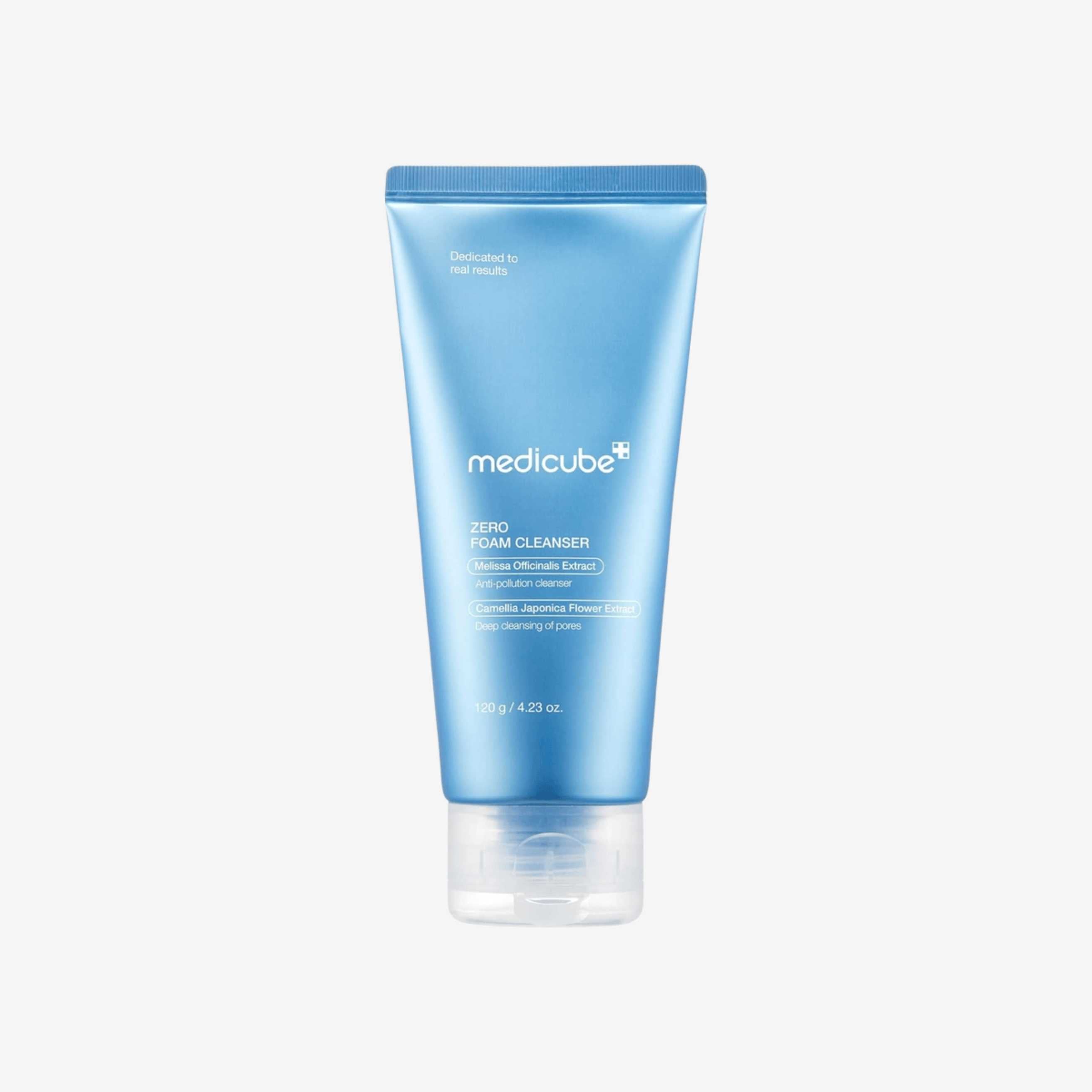 Medicube Zero Foam Cleanser 120 g skånsom ansiktsrens med rik skumtekstur som effektivt fjerner urenheter, overflødig talg og forurensning uten å tørke ut huden
