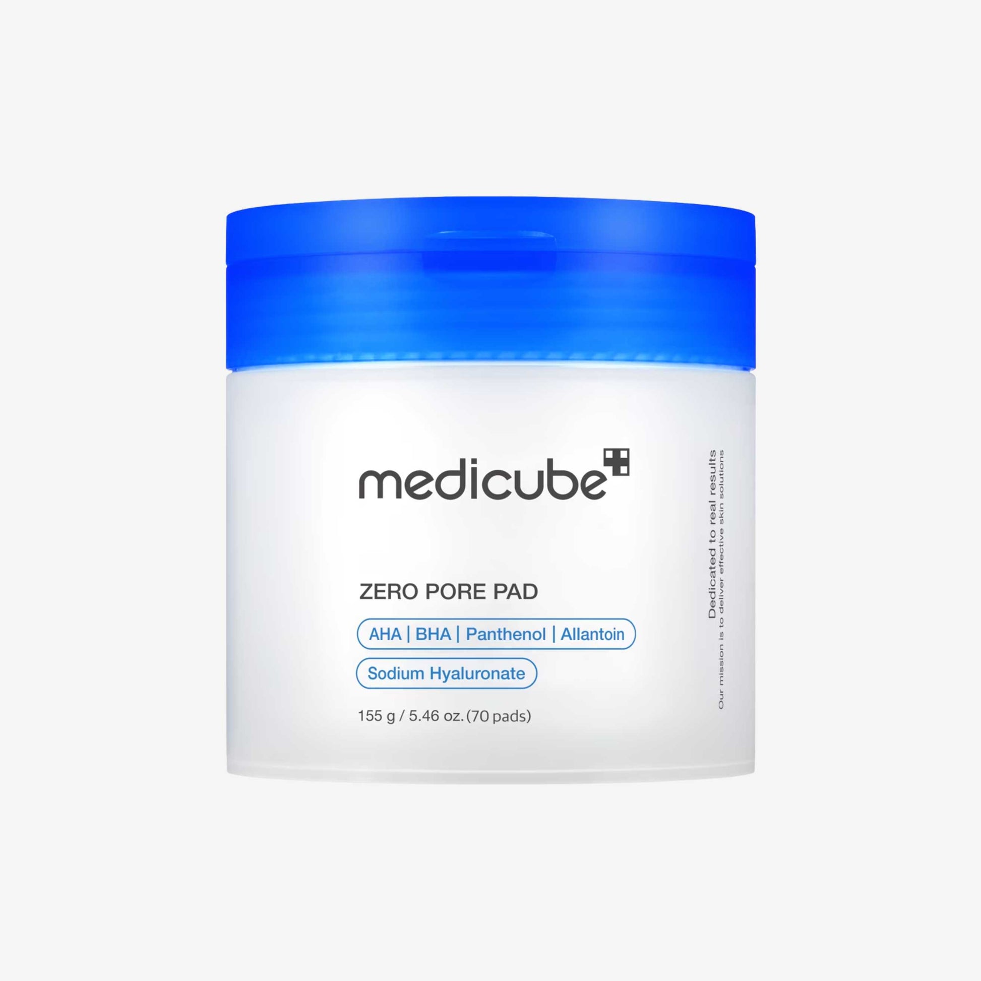 Medicube Zero Pore Pad 2.0 70 pads eksfolierende tonerpads med AHA og BHA som bidrar til en jevnere hudtekstur og mindre synlige porer