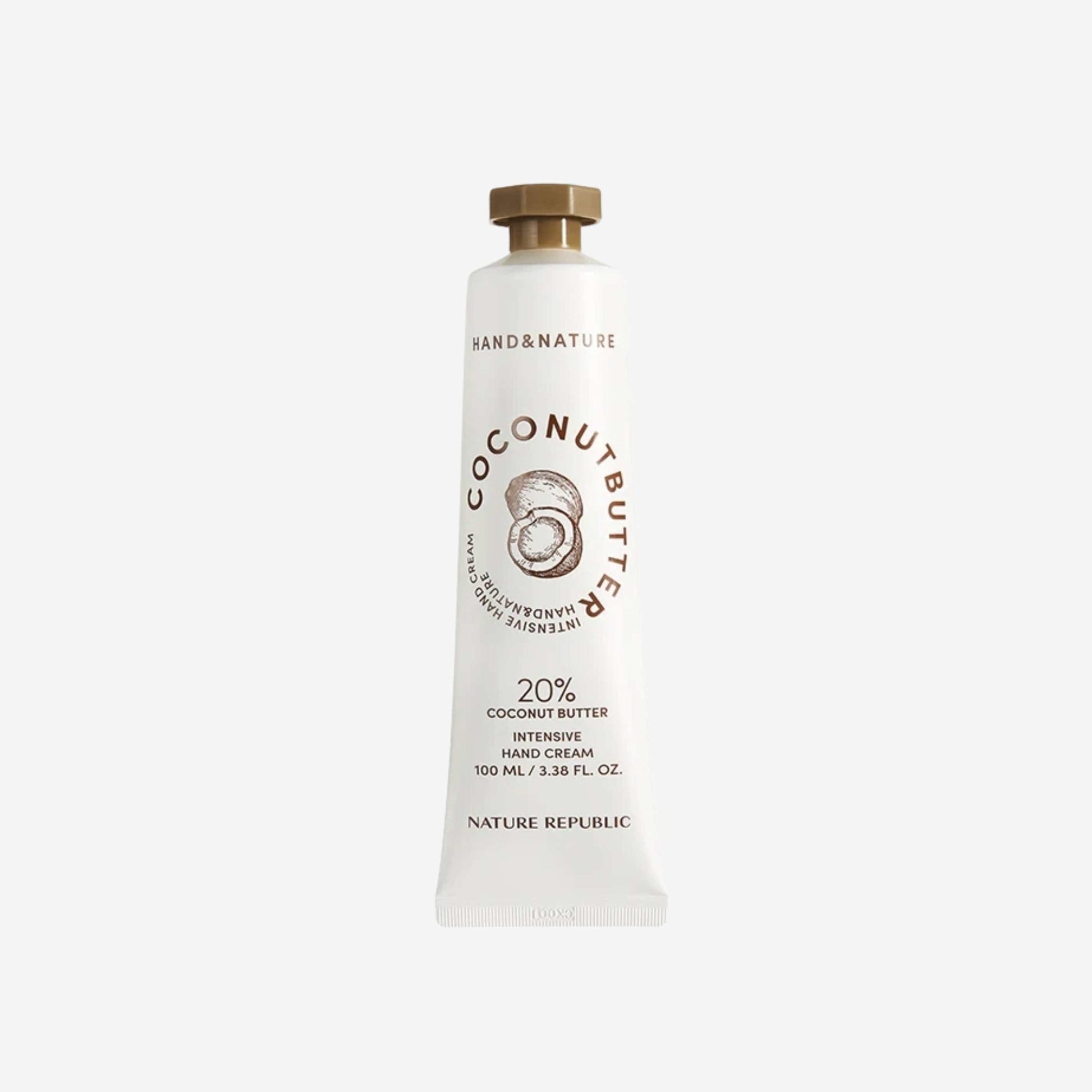 Nature Republic Hand & Nature Coconut Butter Intensive Hand Cream 30 ml håndkrem med kokosnøtt som gir fukt og bidrar til myke og velpleide hender
