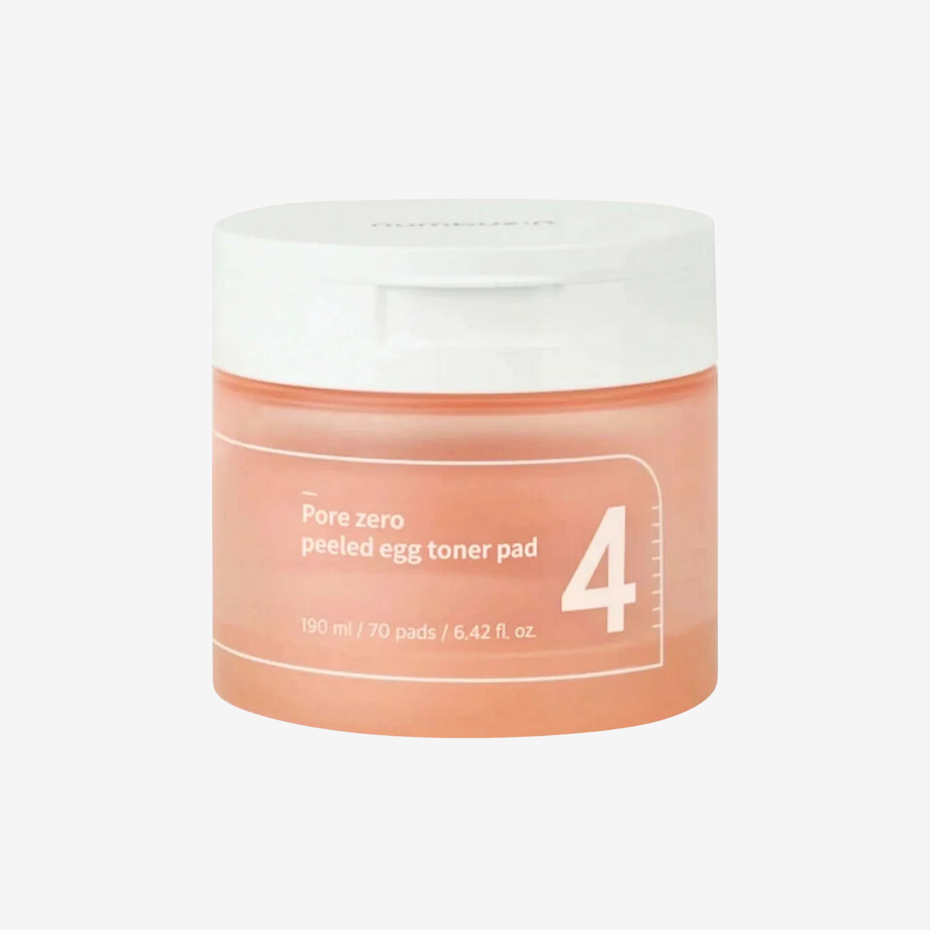 Numbuzin No.4 Pore Zero Peeled Egg Toner Pad 190 ml