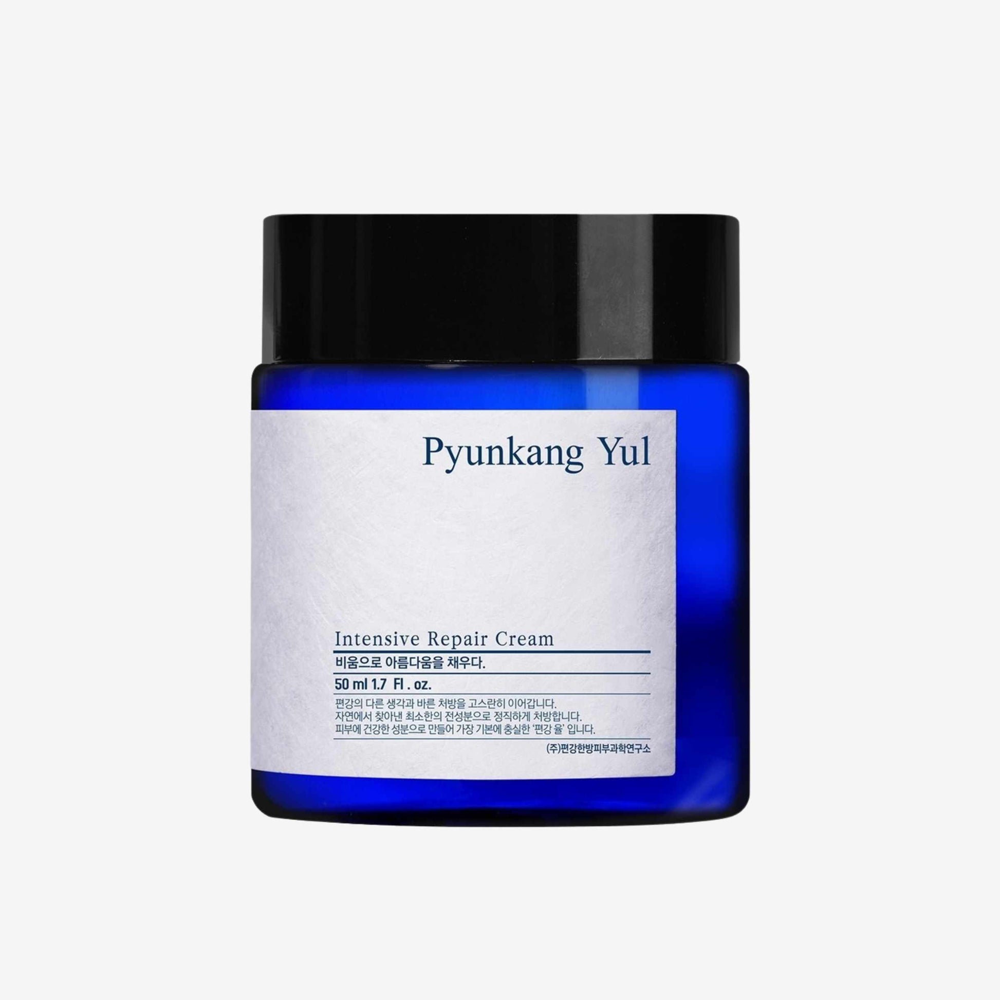 Pyunkang Yul Intensive Repair Cream 50 ml ansiktskrem i blå krukke med rik og fuktgivende krem for daglig hudpleie