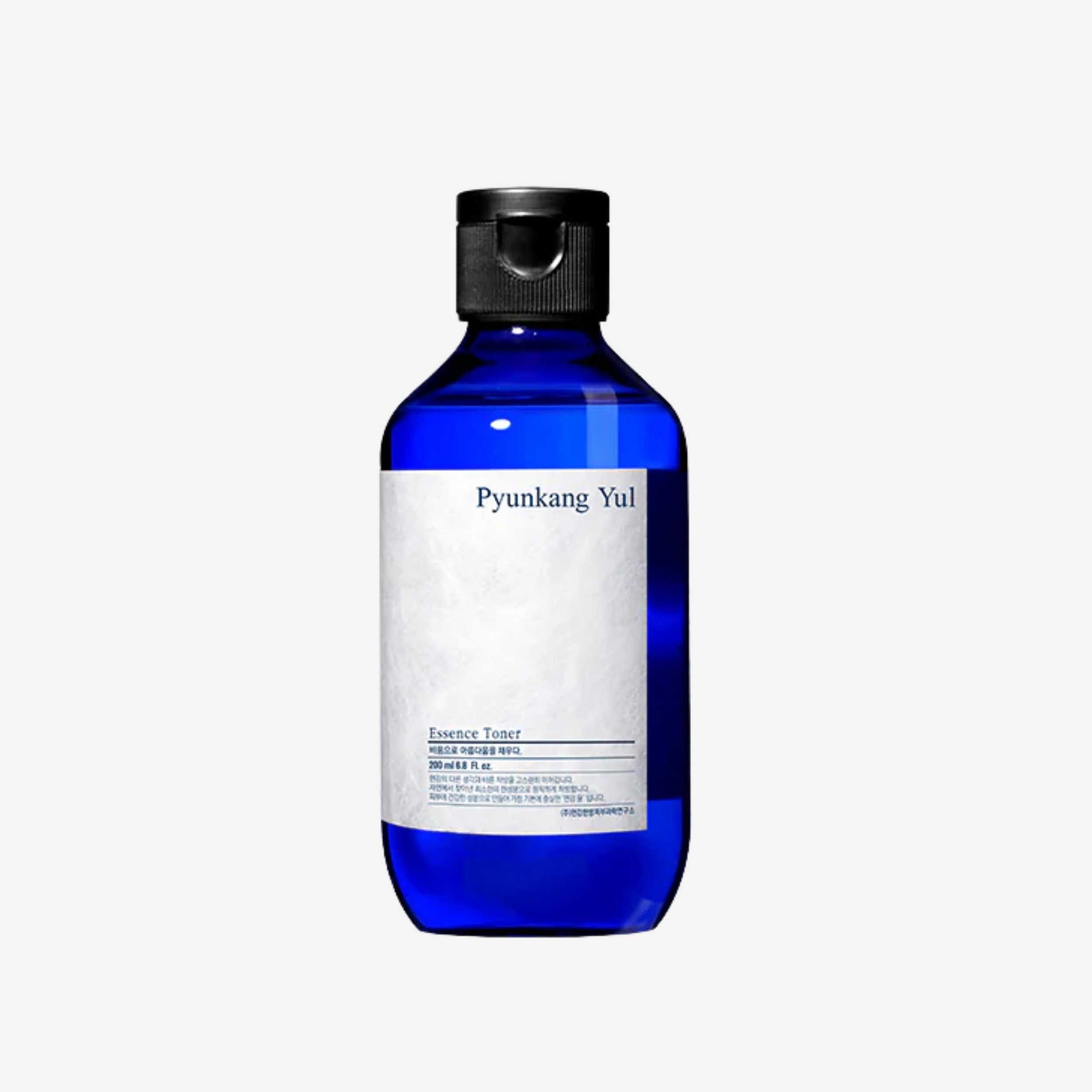 Pyunkang Yul Essence Toner 200 ml ansiktstoner for fukt og balanse i blå flaske