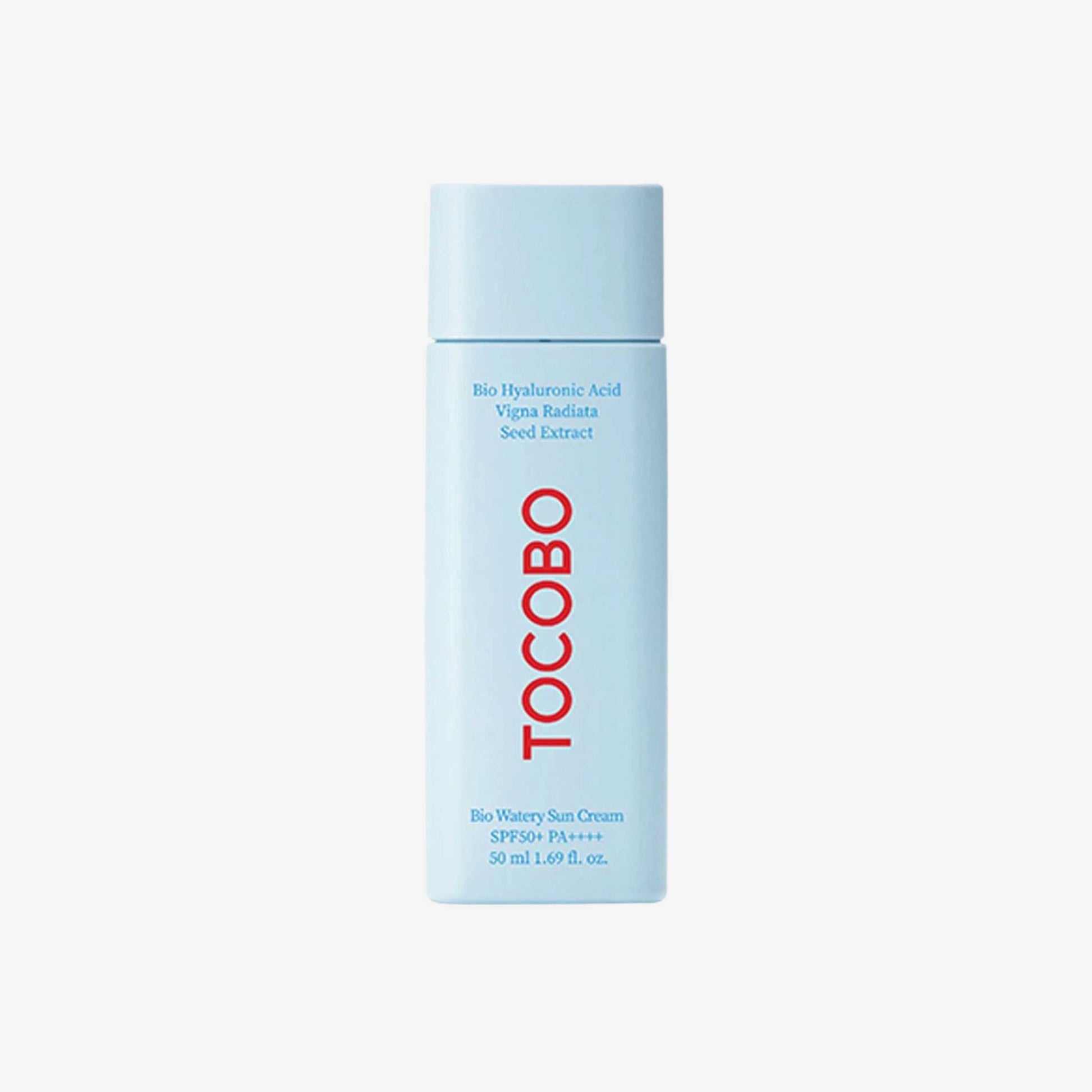 TOCOBO Bio Watery Sun Cream SPF50+ PA++++ 50 ml solkrem til ansikt som beskytter huden mot UV-stråler og gir lett fukt gjennom dagen