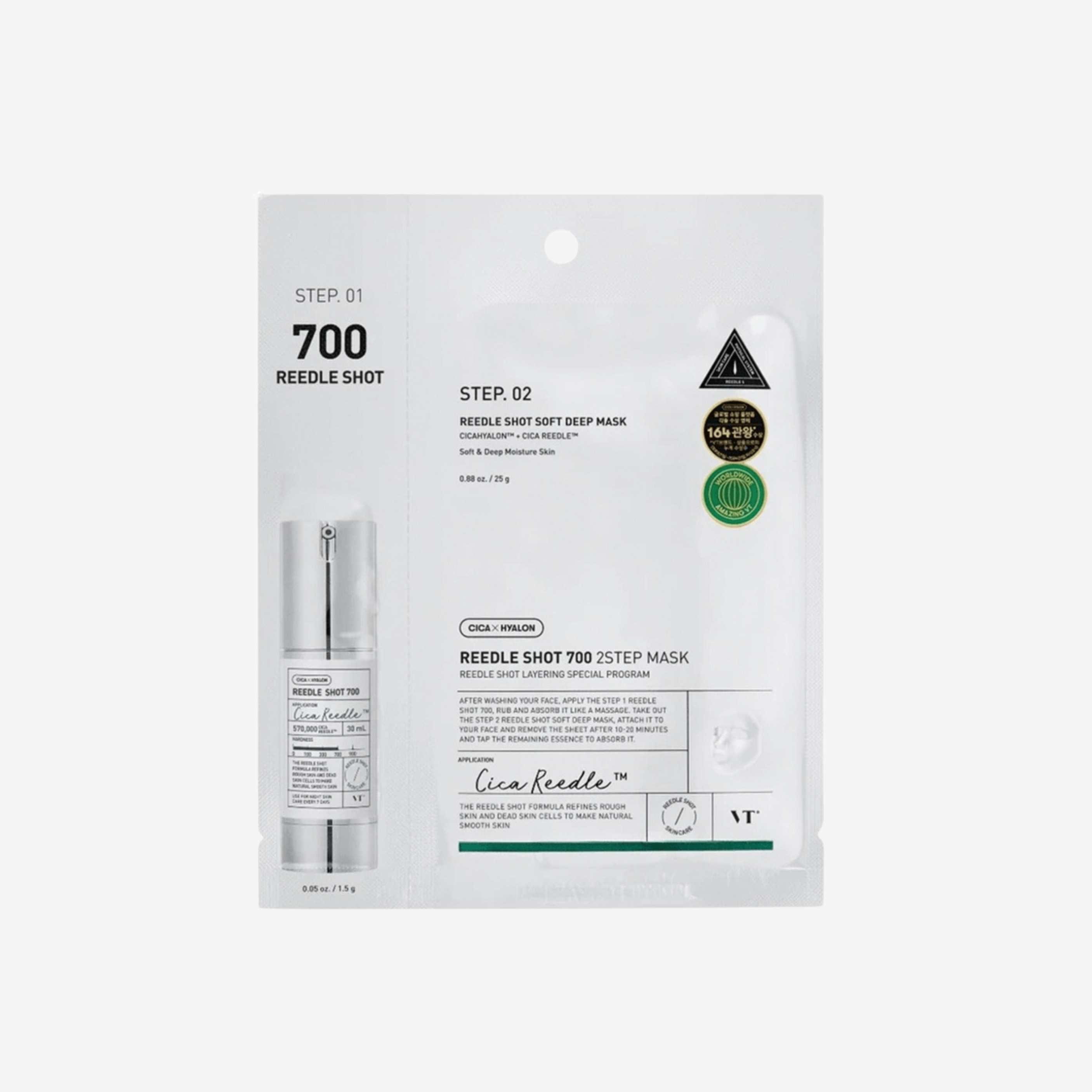 VT Cosmetics Reedle Shot 700 2-Step Mask 1 stk