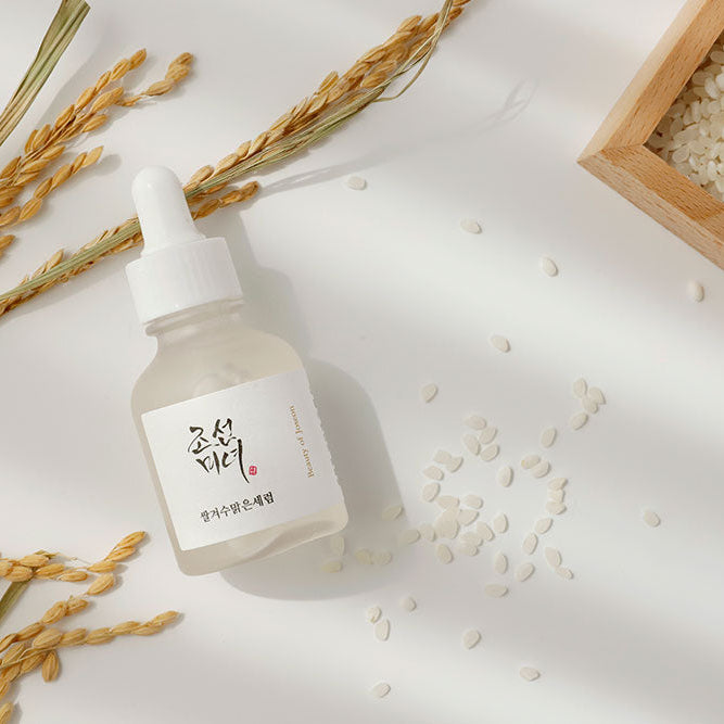Serum med ris og naturlige ingredienser