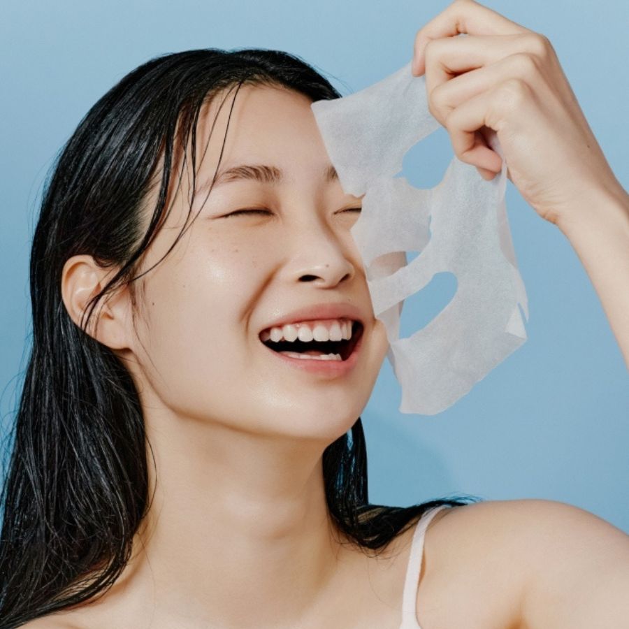 Sheet mask som gir en frisk og hydrert følelse