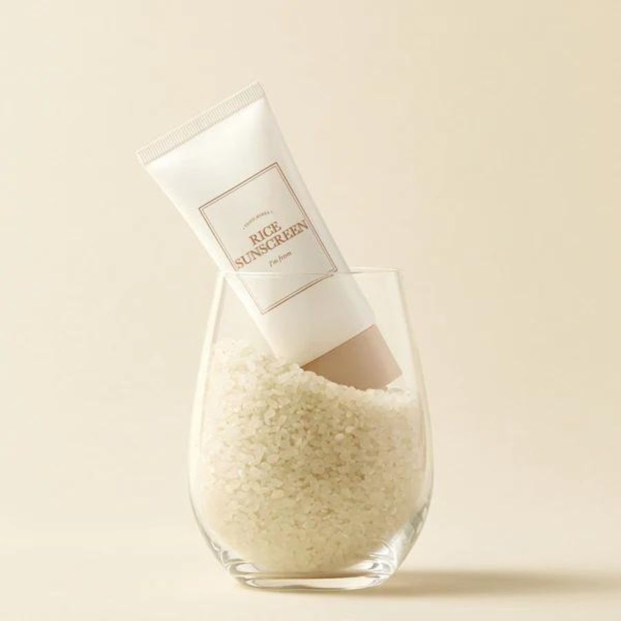 Rice solkrem i tube med ingredienser