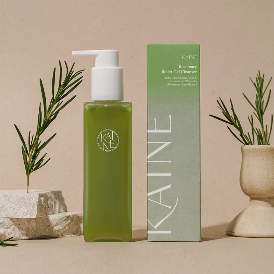 KAINE Rosemary Relief Gel Cleanser med emballasje