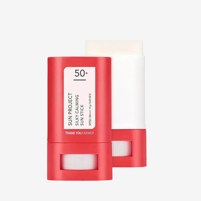 Thank You Farmer Sun Project Silky Calming Sun Stick SPF50 PA+++ 14 g solstift med høy solbeskyttelse og enkel påføring for daglig bruk